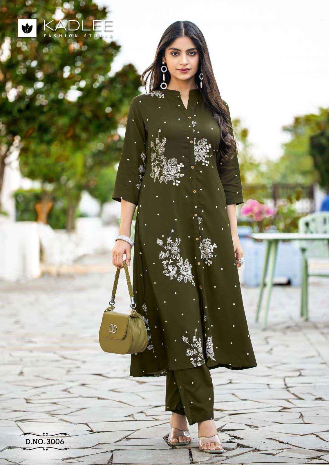 Kadlee Karnaee Premium Wear Kurti Bottom Pair Wholesale Rate ( 6 Pcs Catalog )