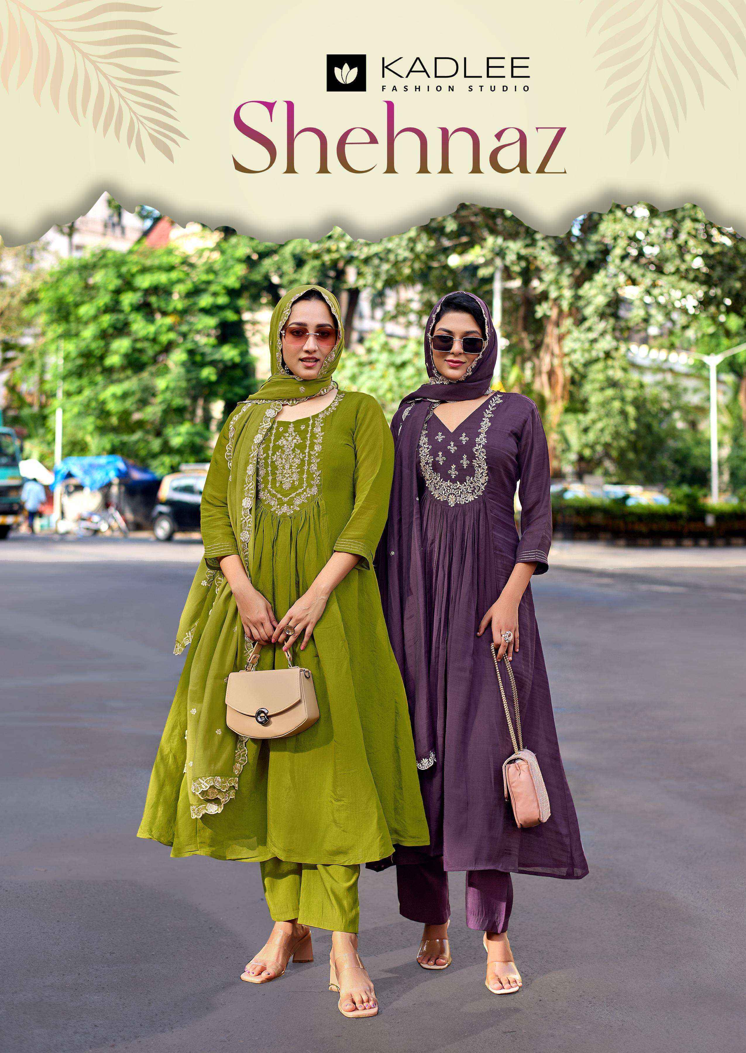 Kadlee Shehnaz Chanderi Kurti Combo Set Wholesale Rate ( 4 Pcs Catalog )