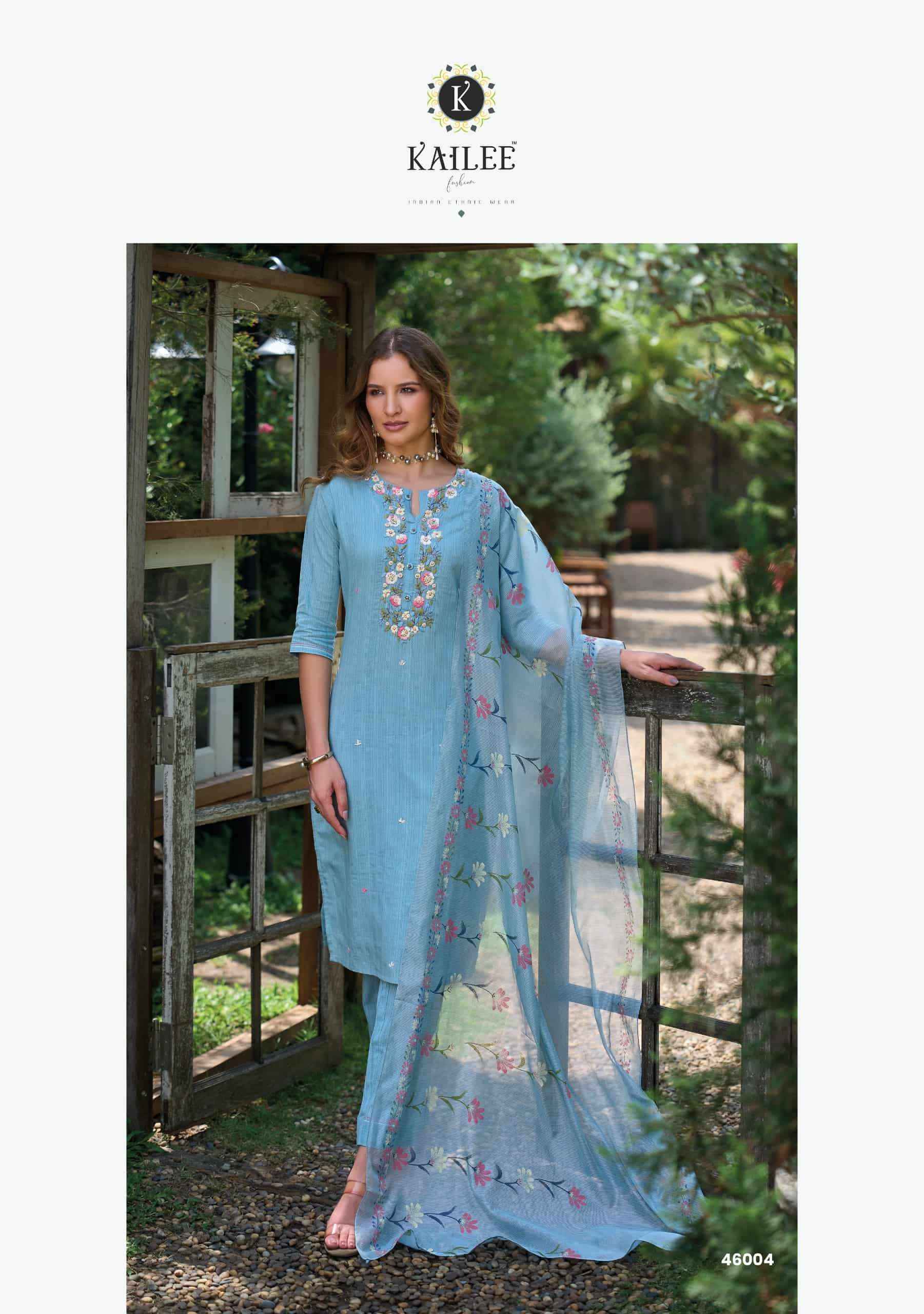 Kailee Summer Garden Pure Cotton Readymade suits Wholesale Price ( 4 Pcs Catalogue )