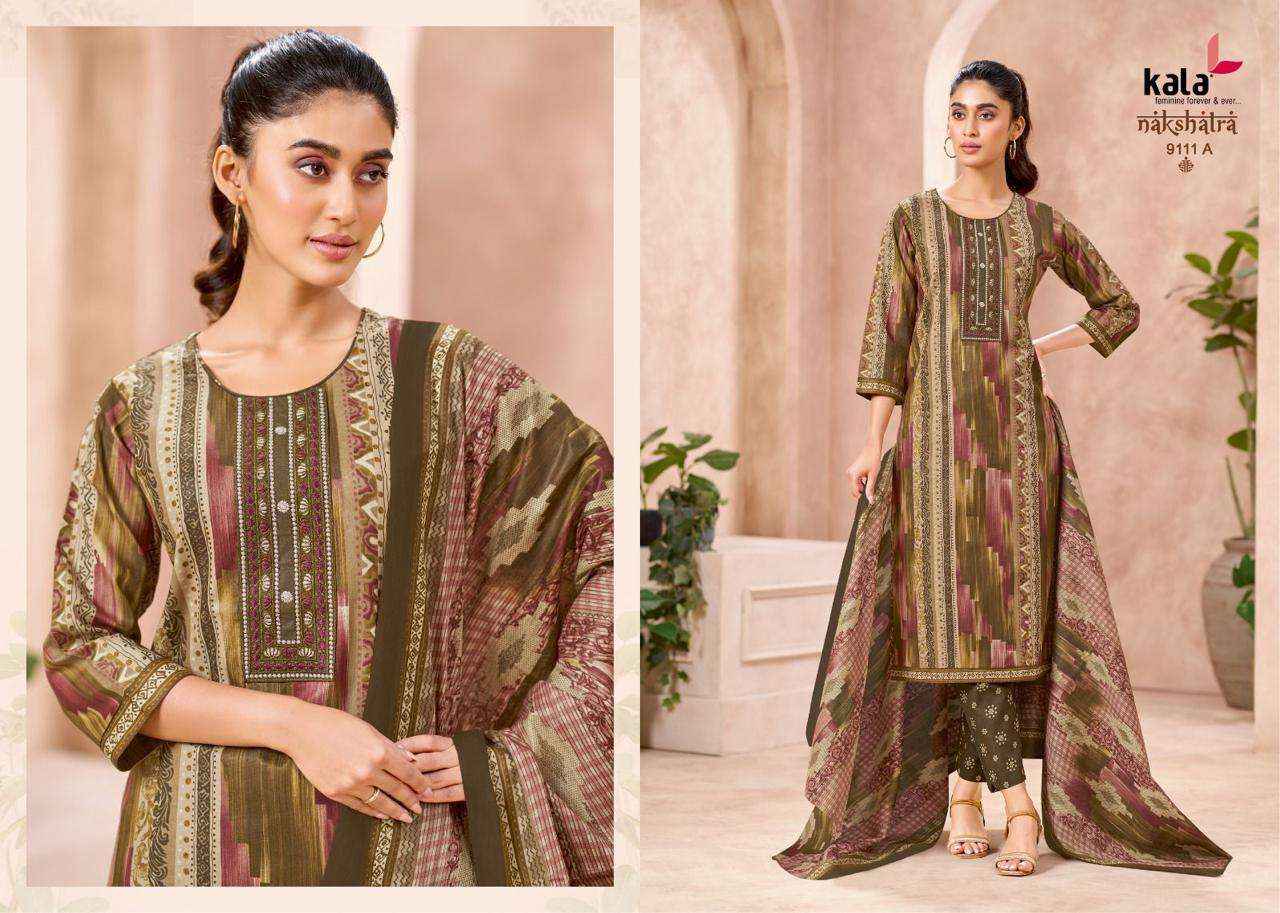 Kala Nakshatra Vol 5 Readymade Cotton 3 Piece Set Wholesale Rate ( 12 Pcs Catalog )