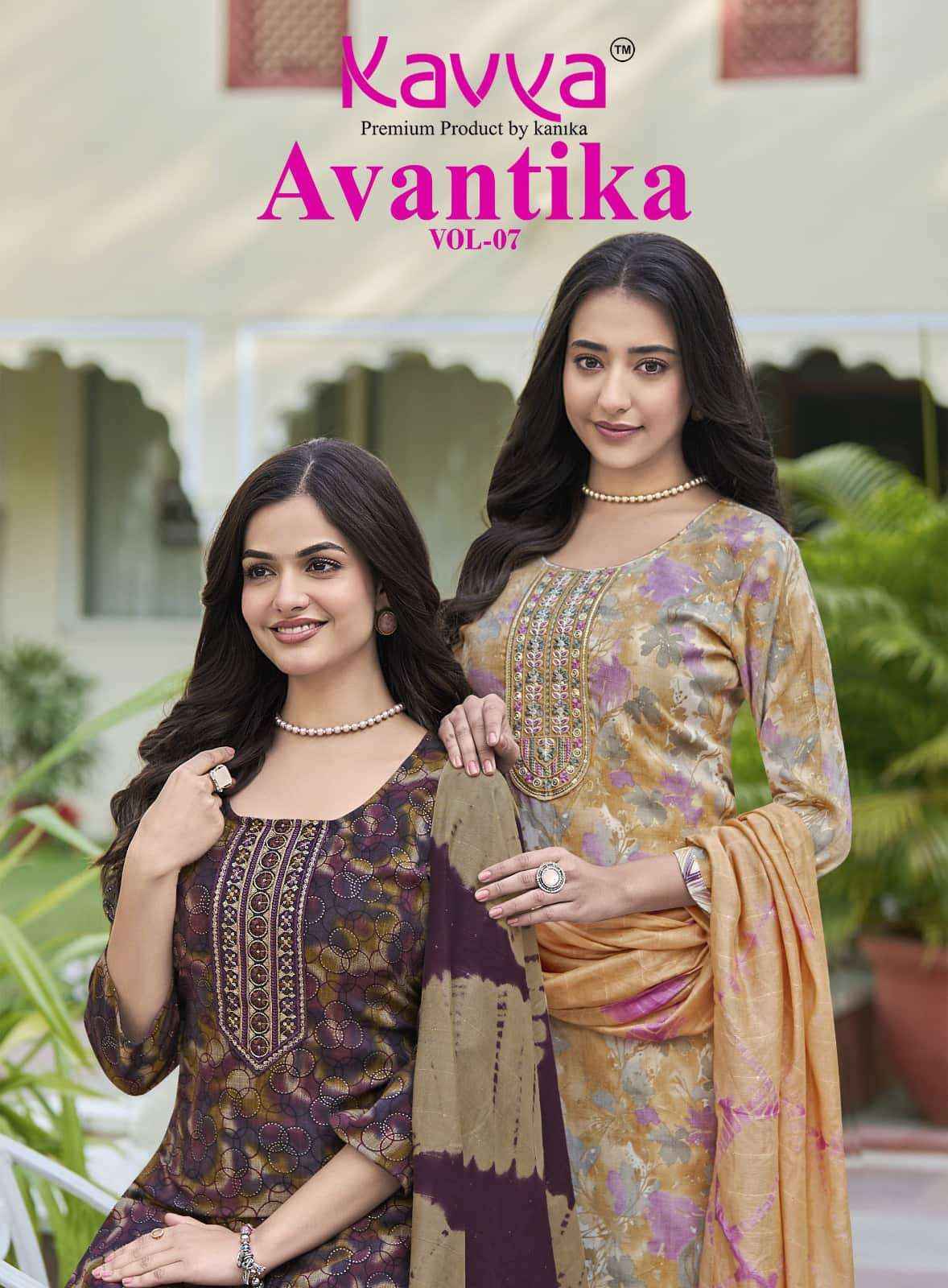 Kavya Avantika Vol 7 Readymade Wholesale Price ( 10 Pcs Catalogue )