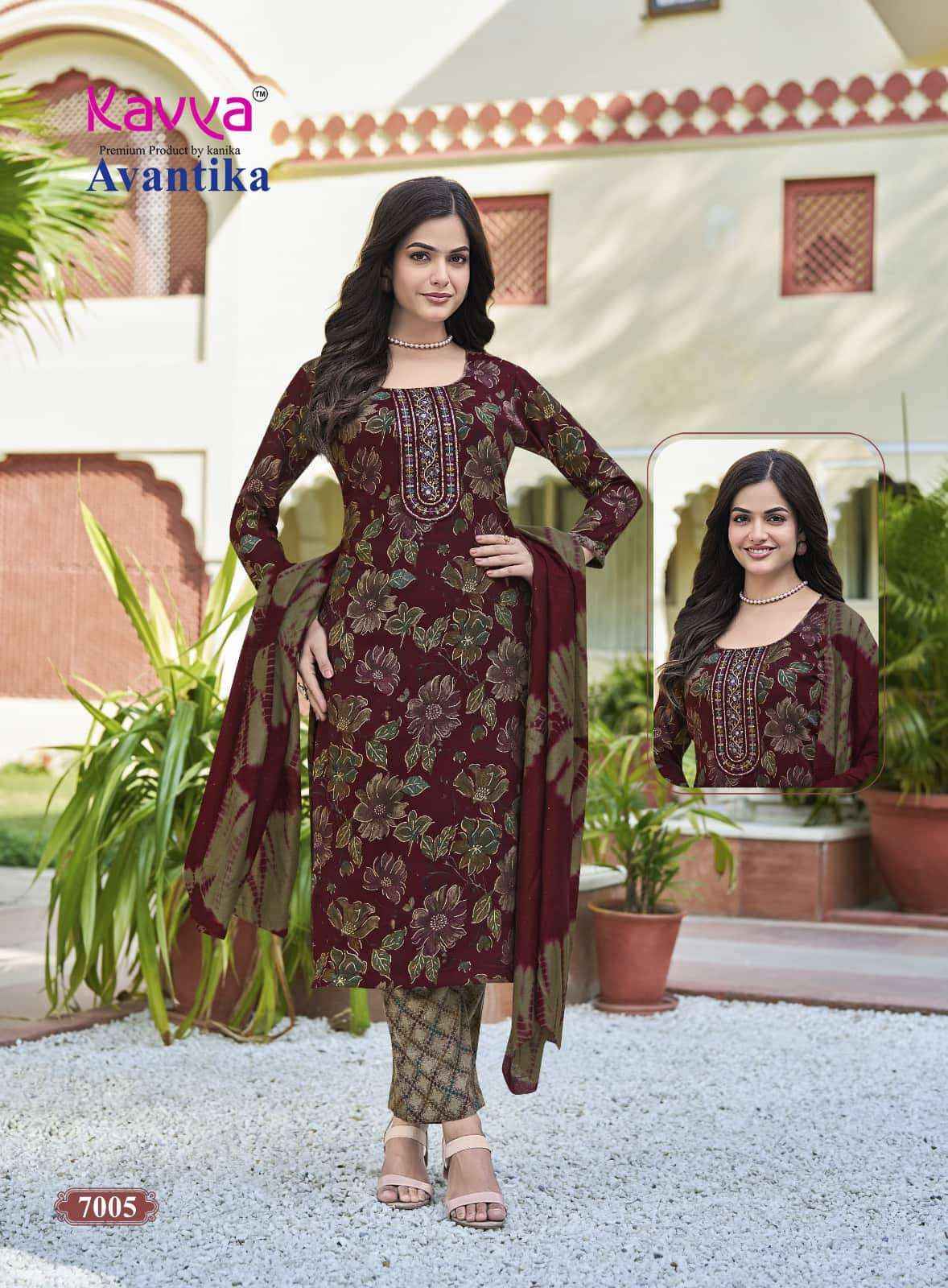 Kavya Avantika Vol 7 Readymade Wholesale Price ( 10 Pcs Catalogue )