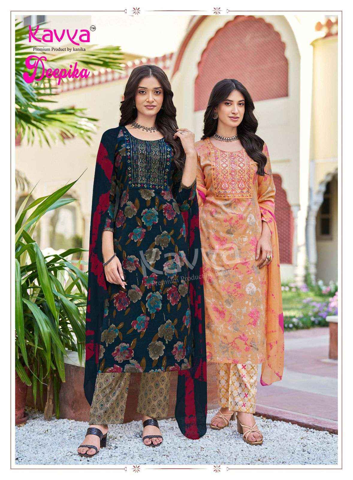 Kavya Deepika Vol 60 Readymade Fancy 3 Pec Set Wholesale Rate ( 10 Pcs Catalog )