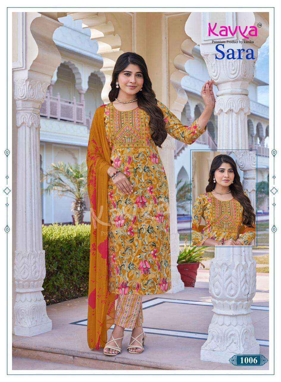 Kavya Sara Vol 1 Capsule Readymade Suits Wholesale Online Price ( 10 pcs Catalogue )