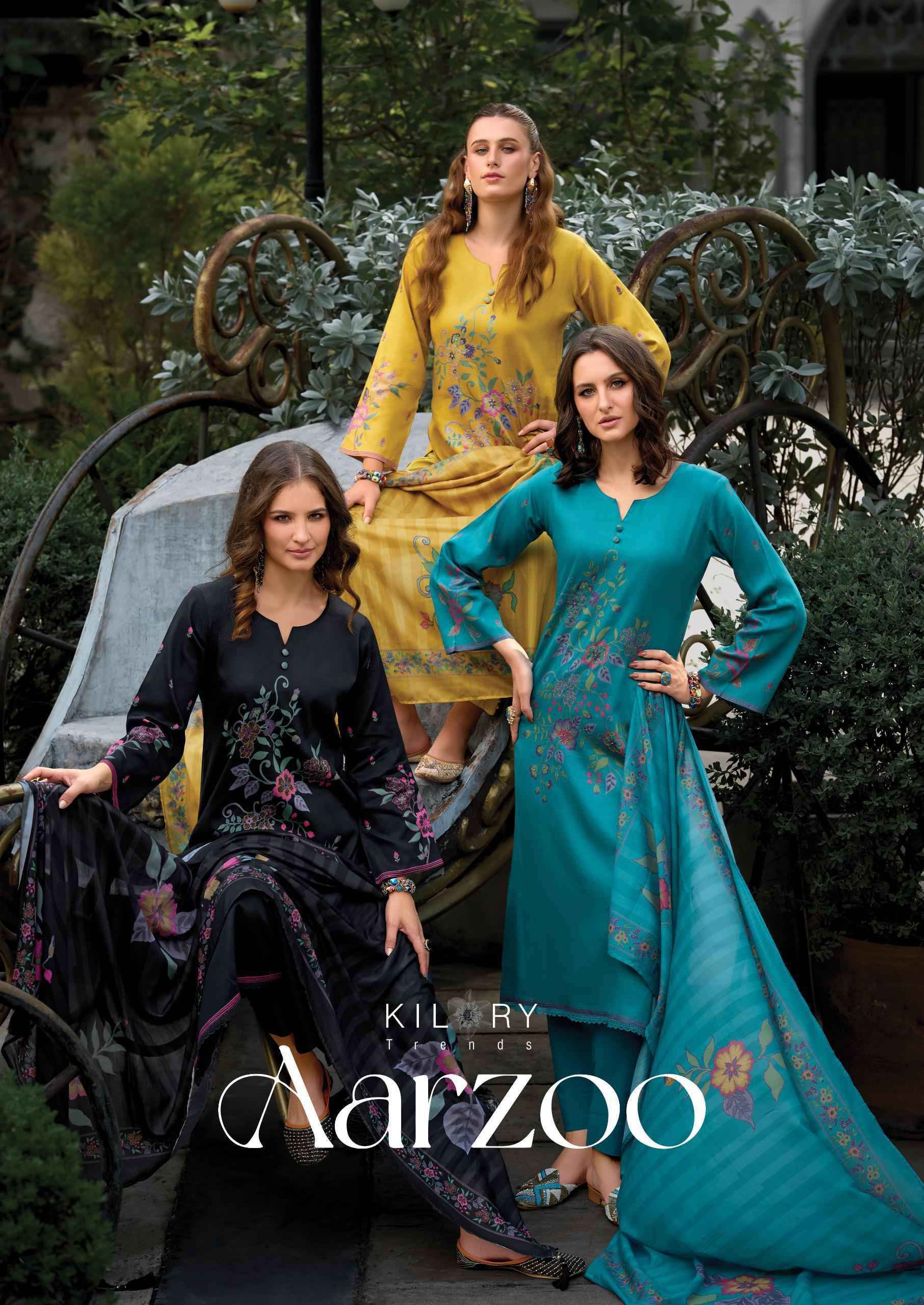 Kilory Aarzoo Pure Jam Cotton Dress Material Wholesale Price Surat ( 4 Pcs Catalogue )