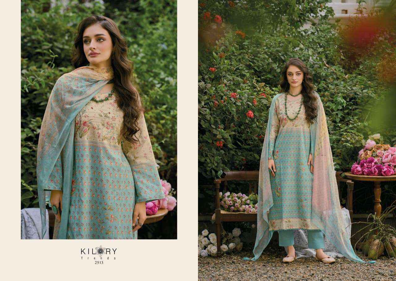 Kilory Lumora Pure Lawn Cotton Fancy Salwar Kameez Wholesale Rate ( 6 Pcs Catalog )