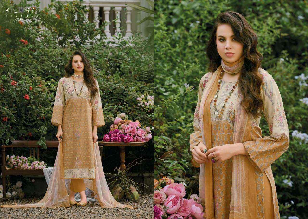 Kilory Lumora Pure Lawn Cotton Fancy Salwar Kameez Wholesale Rate ( 6 Pcs Catalog )