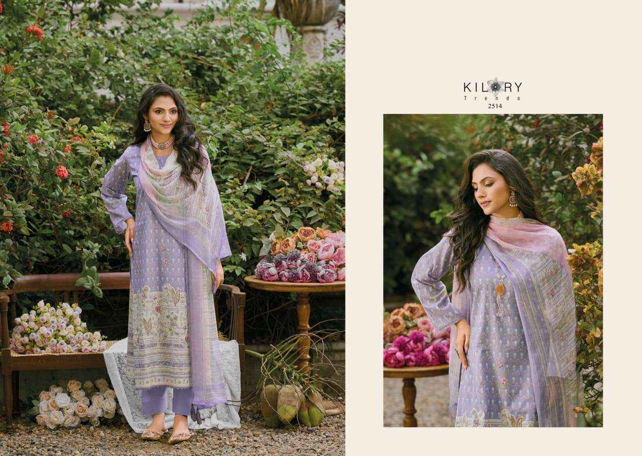Kilory Lumora Pure Lawn Cotton Fancy Salwar Kameez Wholesale Rate ( 6 Pcs Catalog )