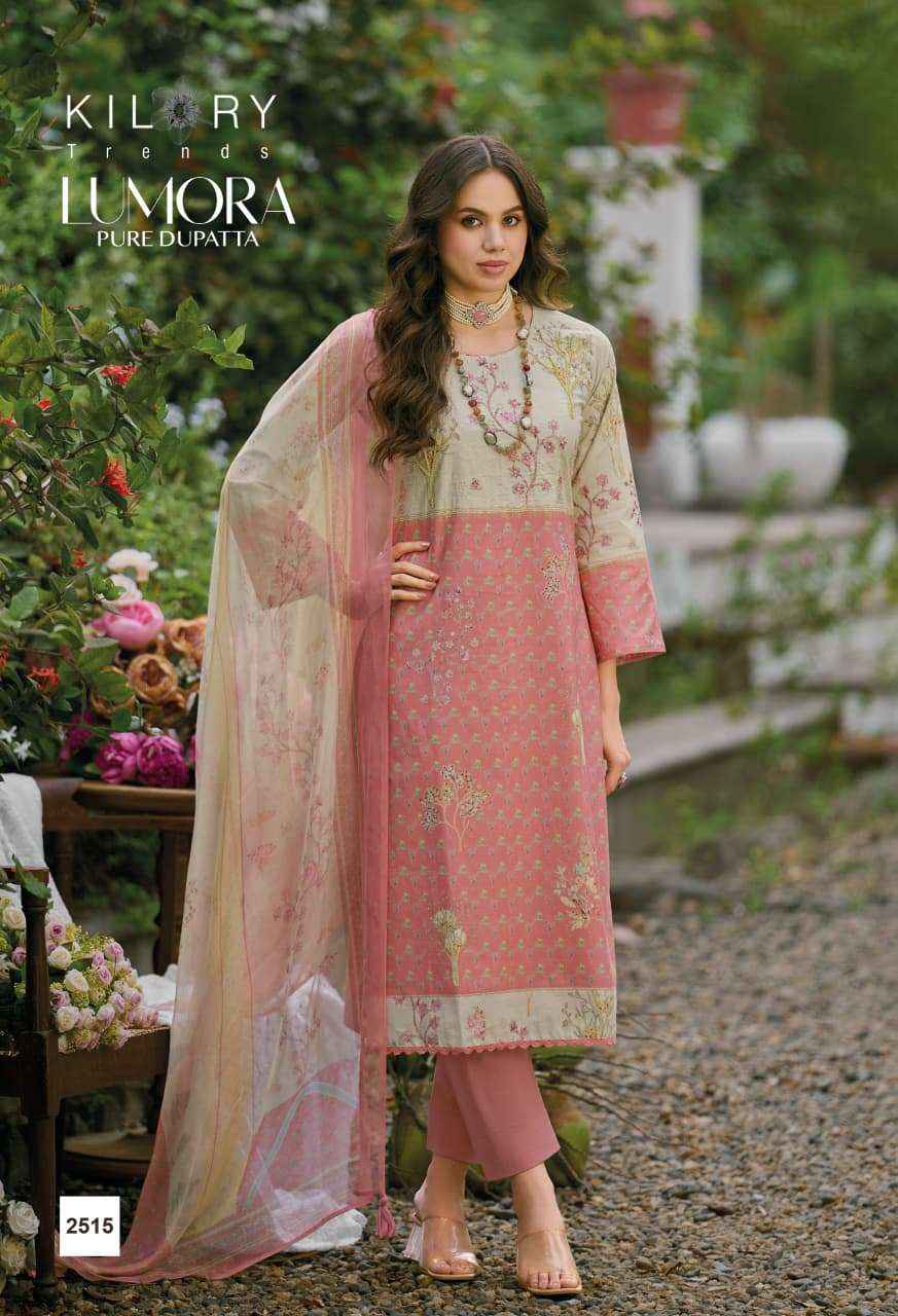 Kilory Lumora Pure Lawn Cotton Fancy Salwar Kameez Wholesale Rate ( 6 Pcs Catalog )