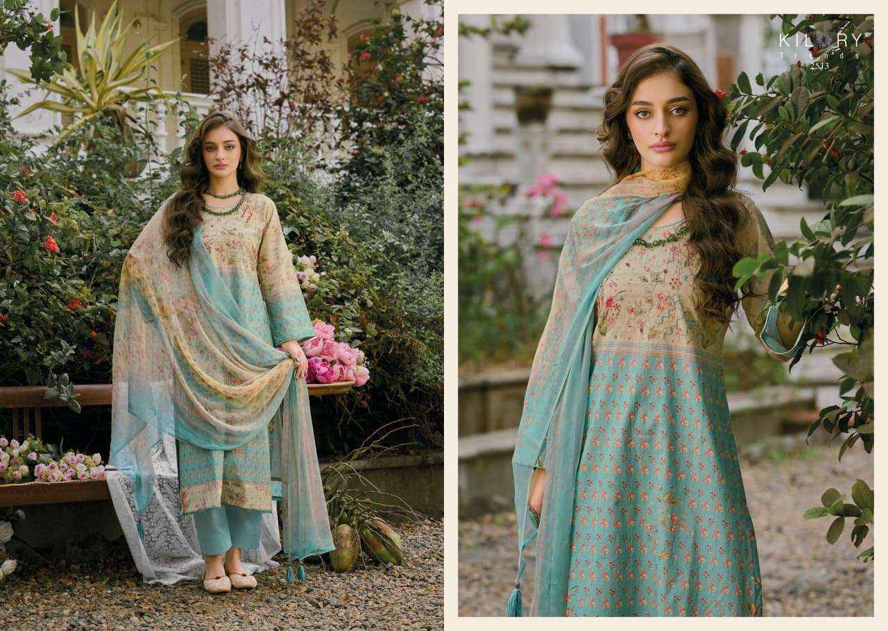 Kilory Lumora Pure Lawn Cotton Fancy Salwar Kameez Wholesale Rate ( 6 Pcs Catalog )