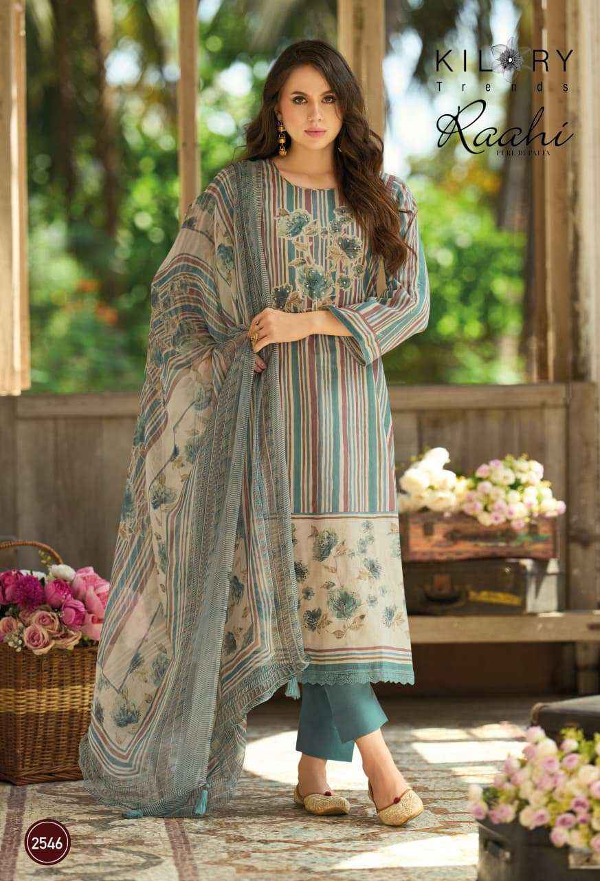 Kilory Trends Raahi Pure Lawn Cotton Dress Material Wholesale Price ( 6 Pcs Catalogue )