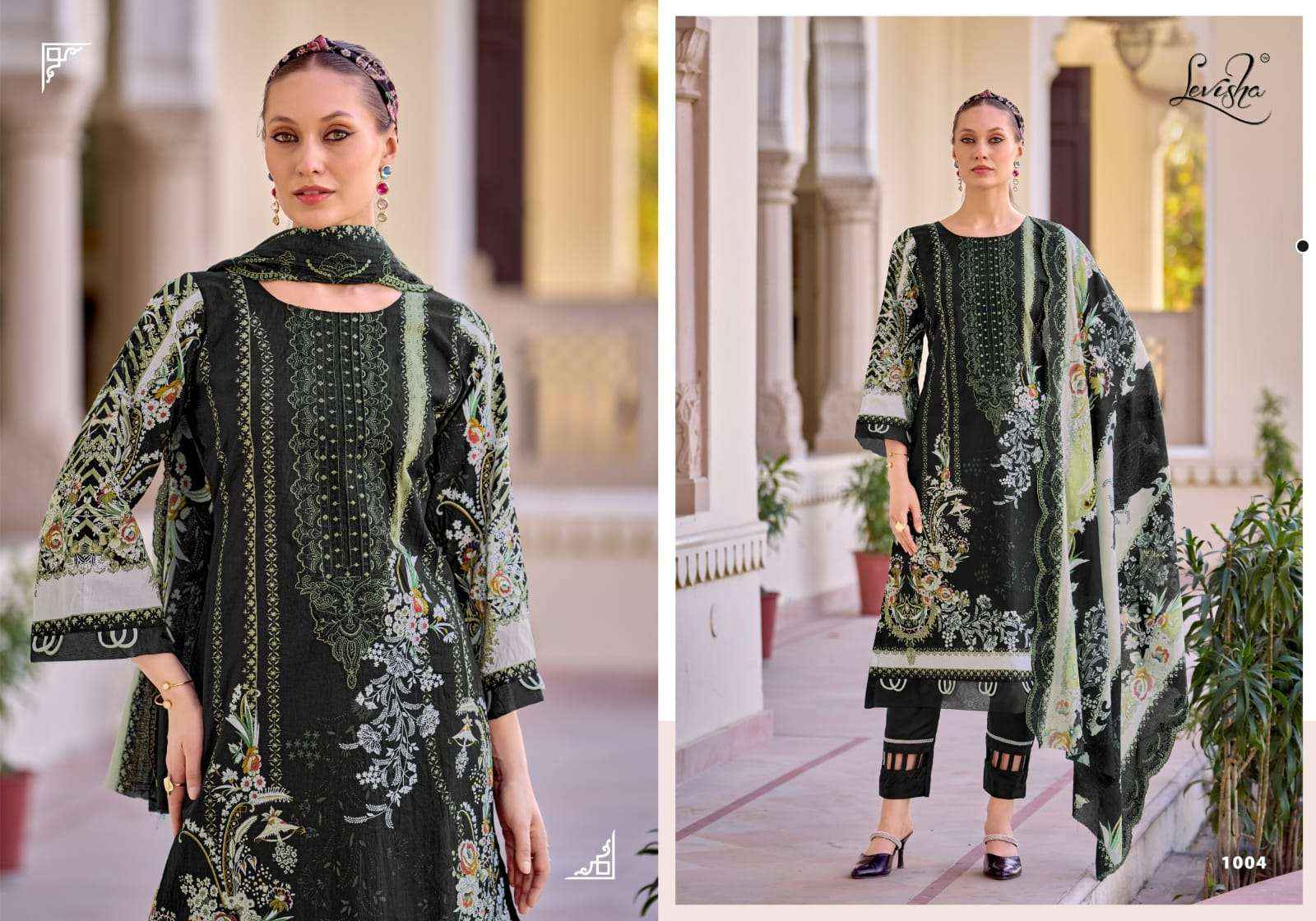 Levisha Needal Wonder Nx Cotton Pakistani Style Salwar Kameez Wholesale Rate ( 8 Pcs Catalog )