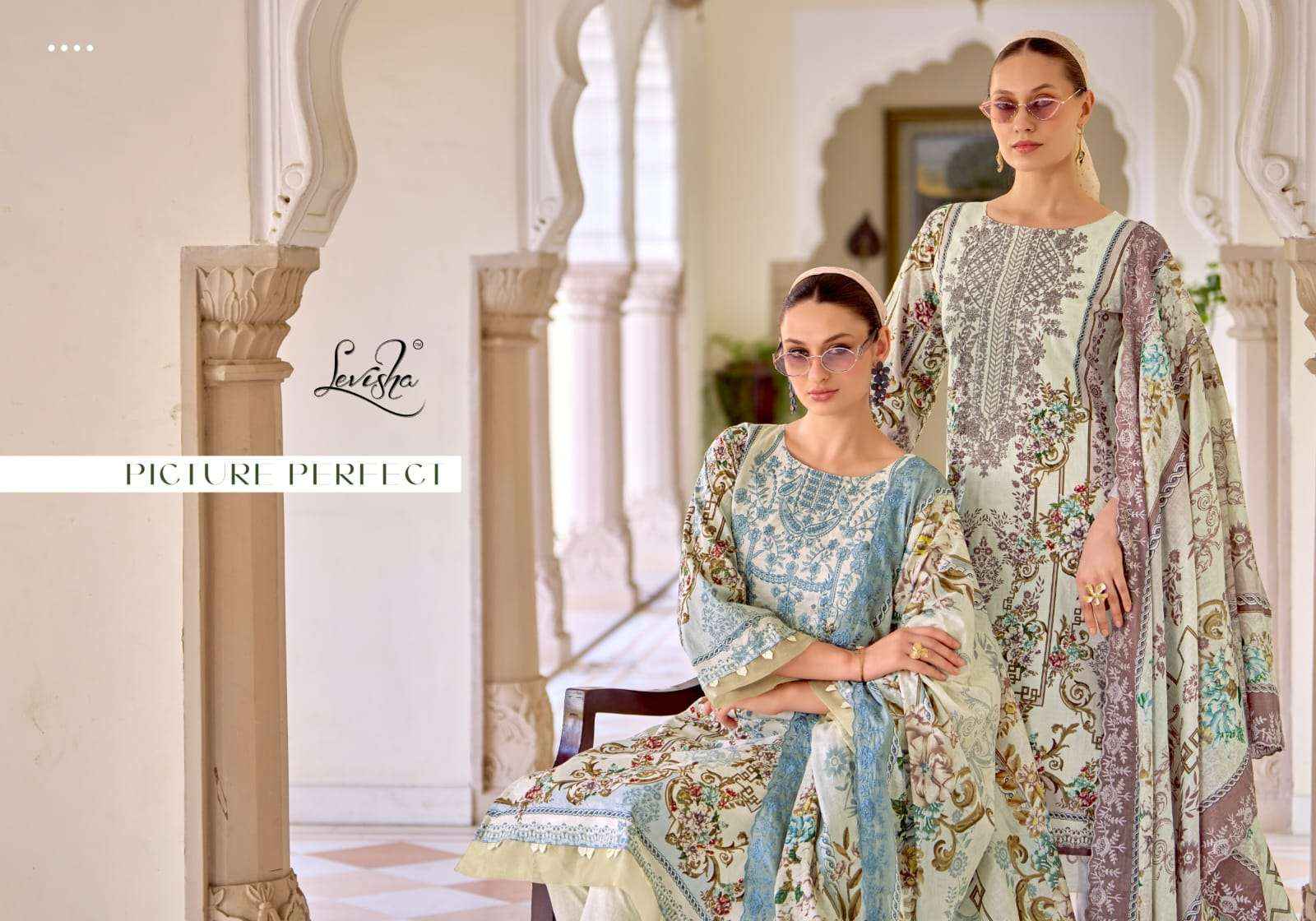 Levisha Needal Wonder Nx Cotton Pakistani Style Salwar Kameez Wholesale Rate ( 8 Pcs Catalog )
