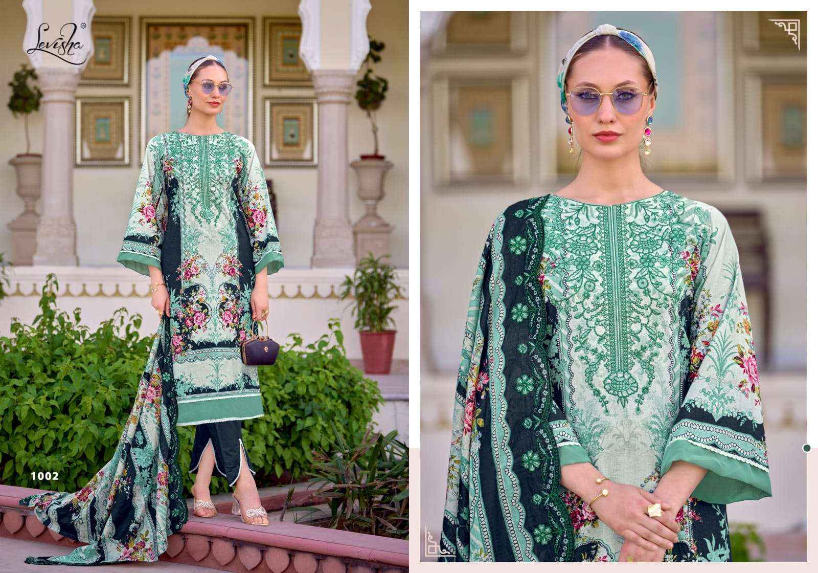 Levisha Needal Wonder Nx Cotton Pakistani Style Salwar Kameez Wholesale Rate ( 8 Pcs Catalog )