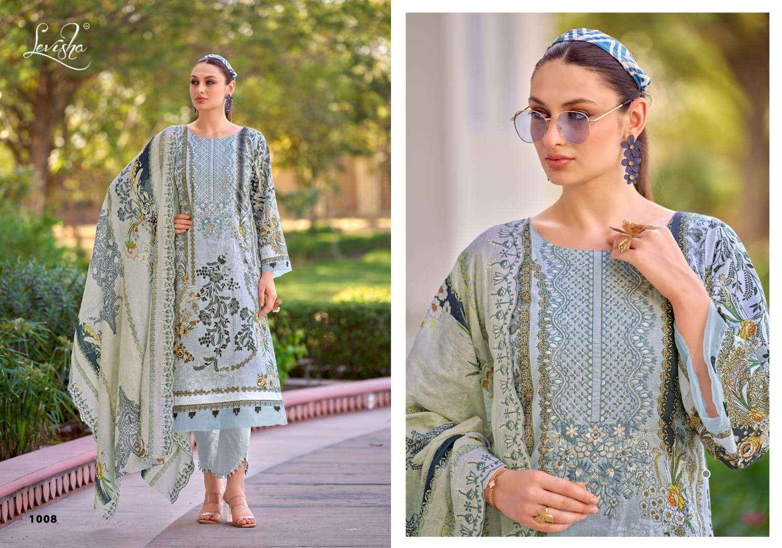 Levisha Needal Wonder Nx Cotton Pakistani Style Salwar Kameez Wholesale Rate ( 8 Pcs Catalog )