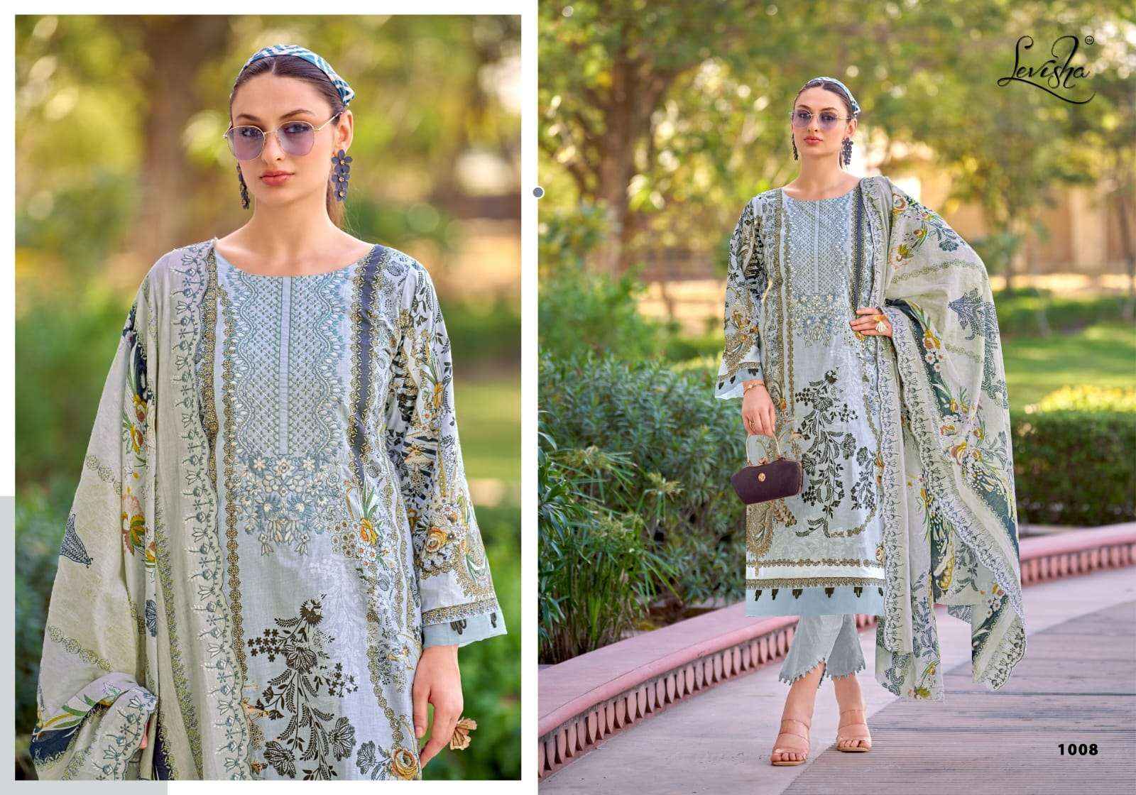 Levisha Needal Wonder Nx Cotton Pakistani Style Salwar Kameez Wholesale Rate ( 8 Pcs Catalog )
