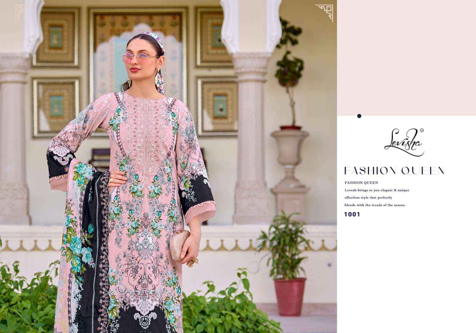 Levisha Needal Wonder Nx Cotton Pakistani Style Salwar Kameez Wholesale Rate ( 8 Pcs Catalog )