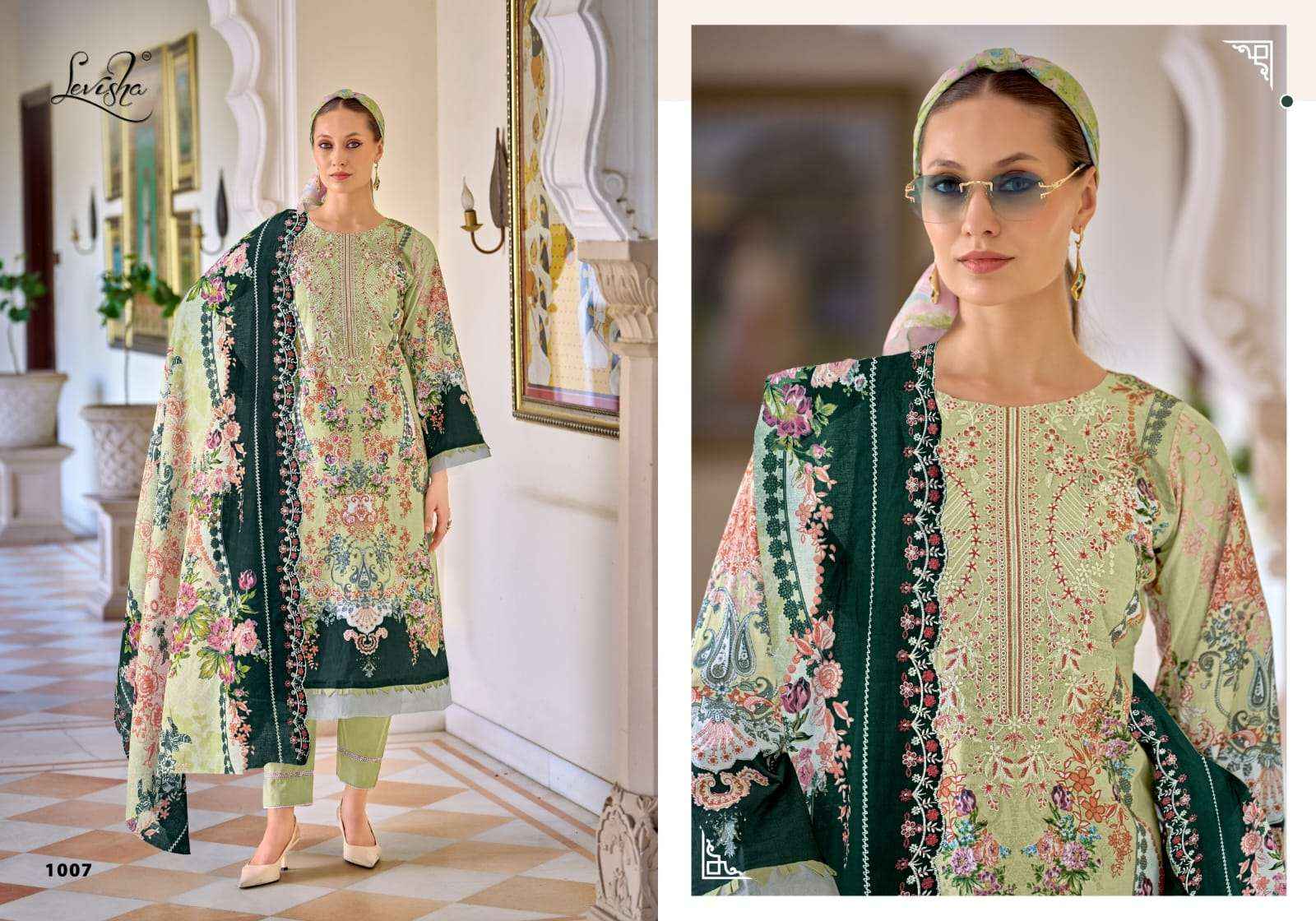 Levisha Needal Wonder Nx Cotton Pakistani Style Salwar Kameez Wholesale Rate ( 8 Pcs Catalog )
