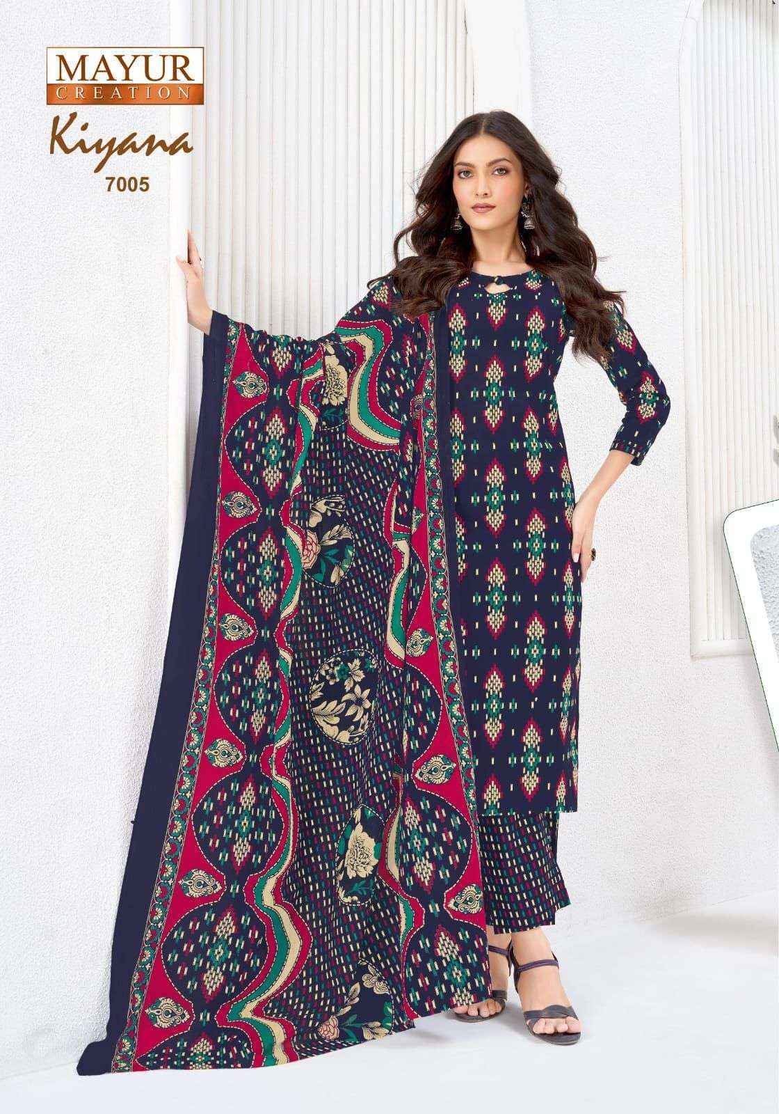 Mayur Creation Kiyana Vol 7 Cotton Dress Material Wholesale Surat ( 10 pcs Catalogue )