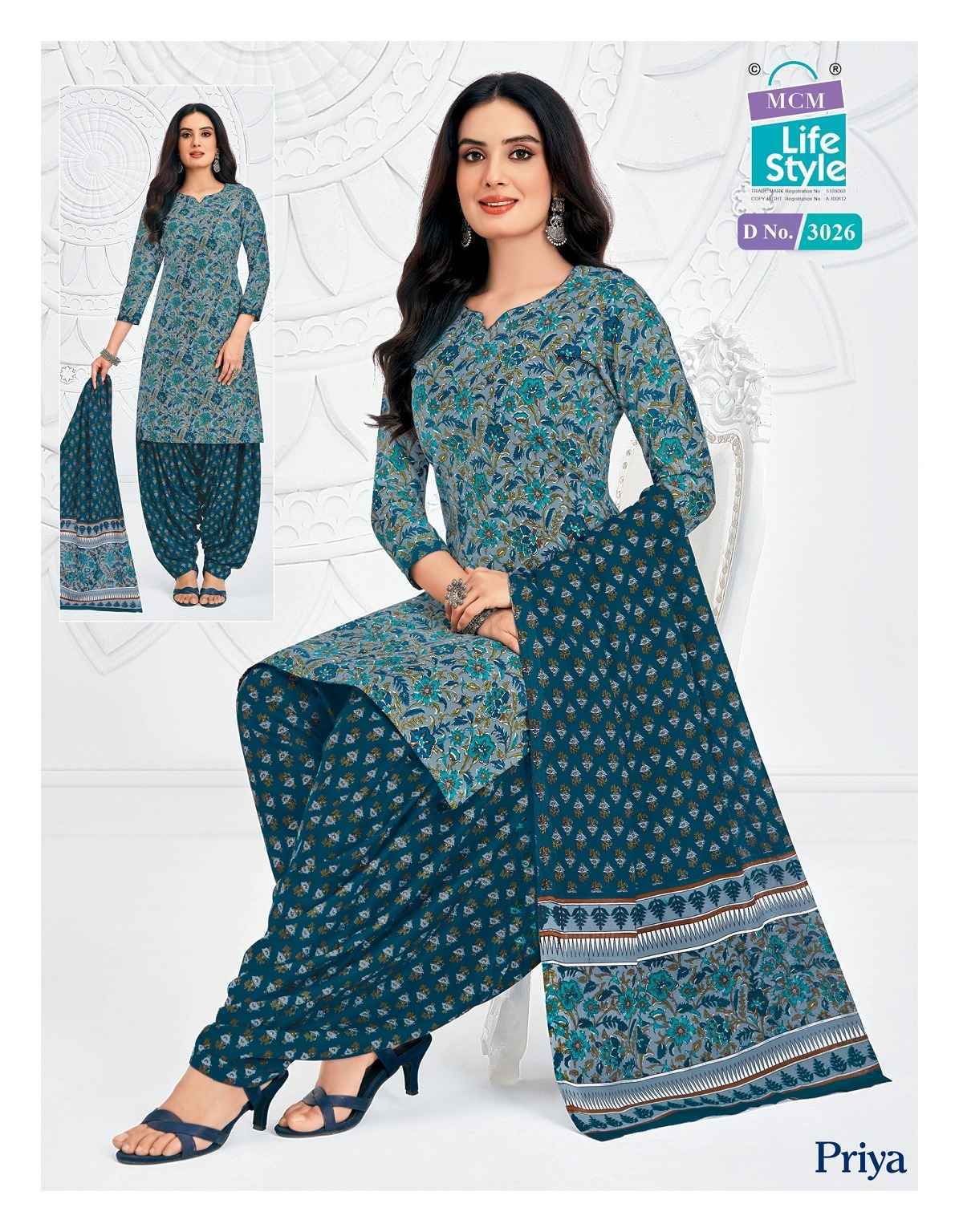 MCM Lifestyle Priya Vol 30 Readymade Cotton Salwar Kameez Wholesale Rate ( 24 Pcs Catalog )