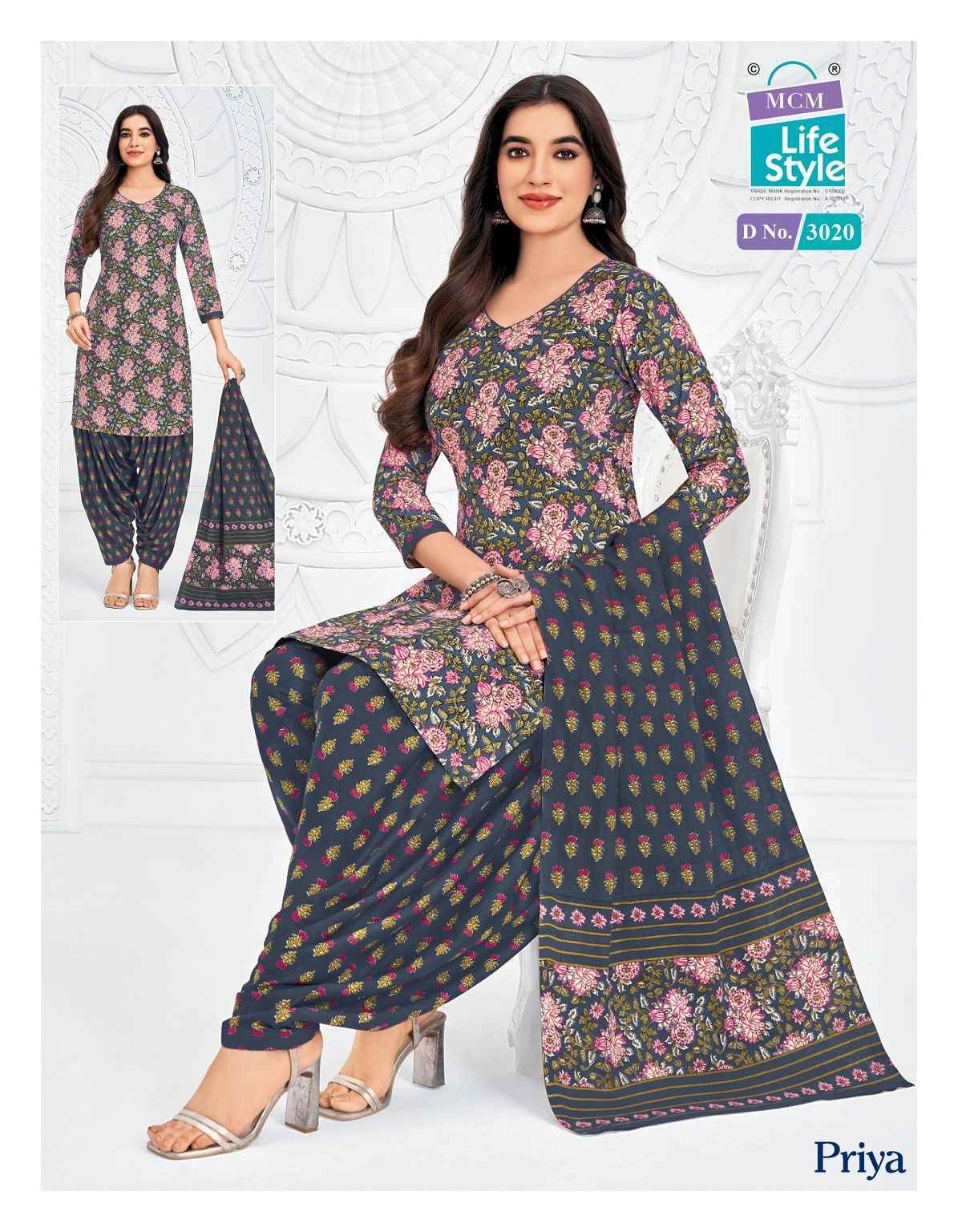 MCM Lifestyle Priya Vol 30 Readymade Cotton Salwar Kameez Wholesale Rate ( 24 Pcs Catalog )