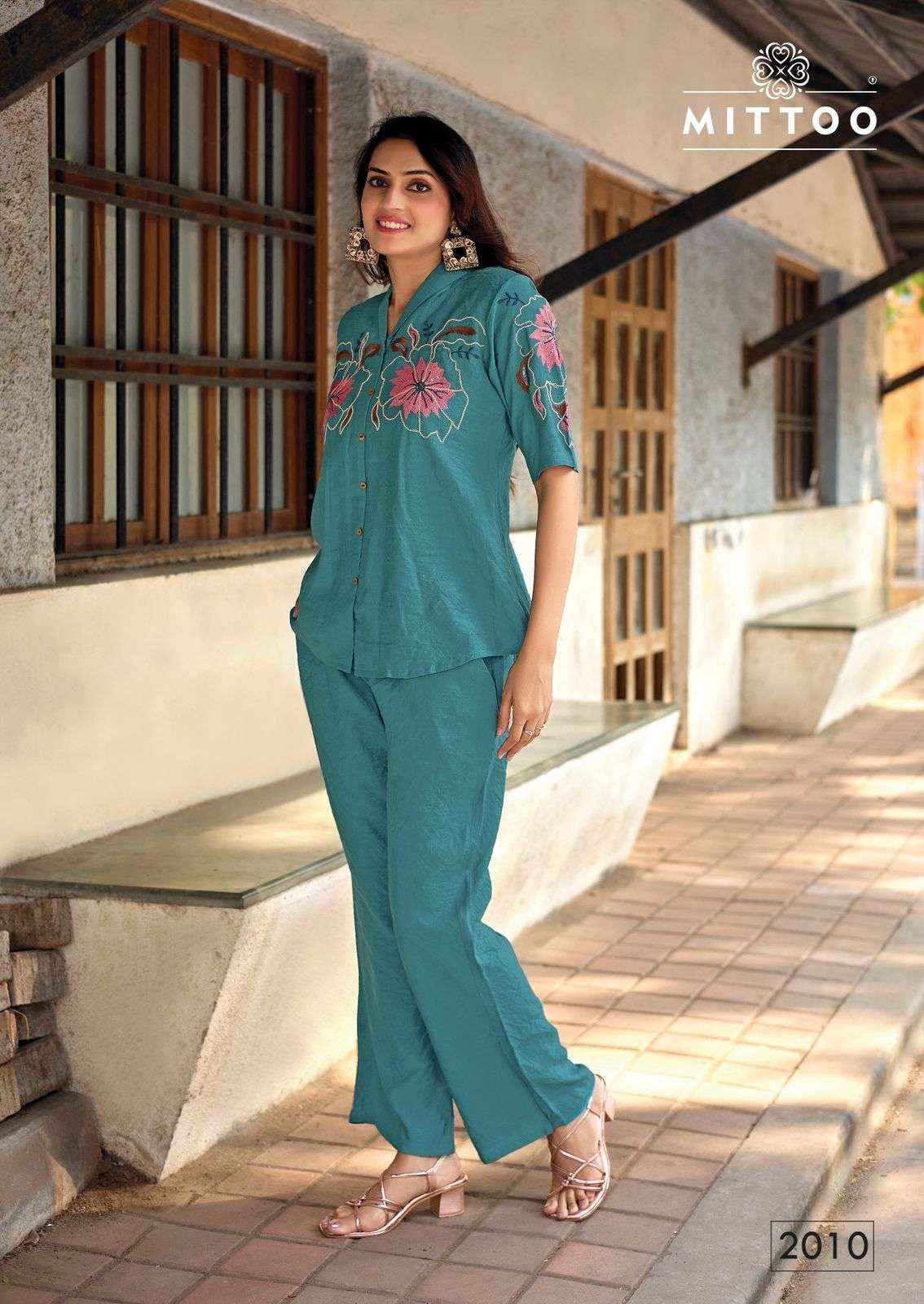 Mittoo Fashion Daizy Vol 2 Premium Wear Cord Set Wholesale Price ( 6 Pcs Catalogue )