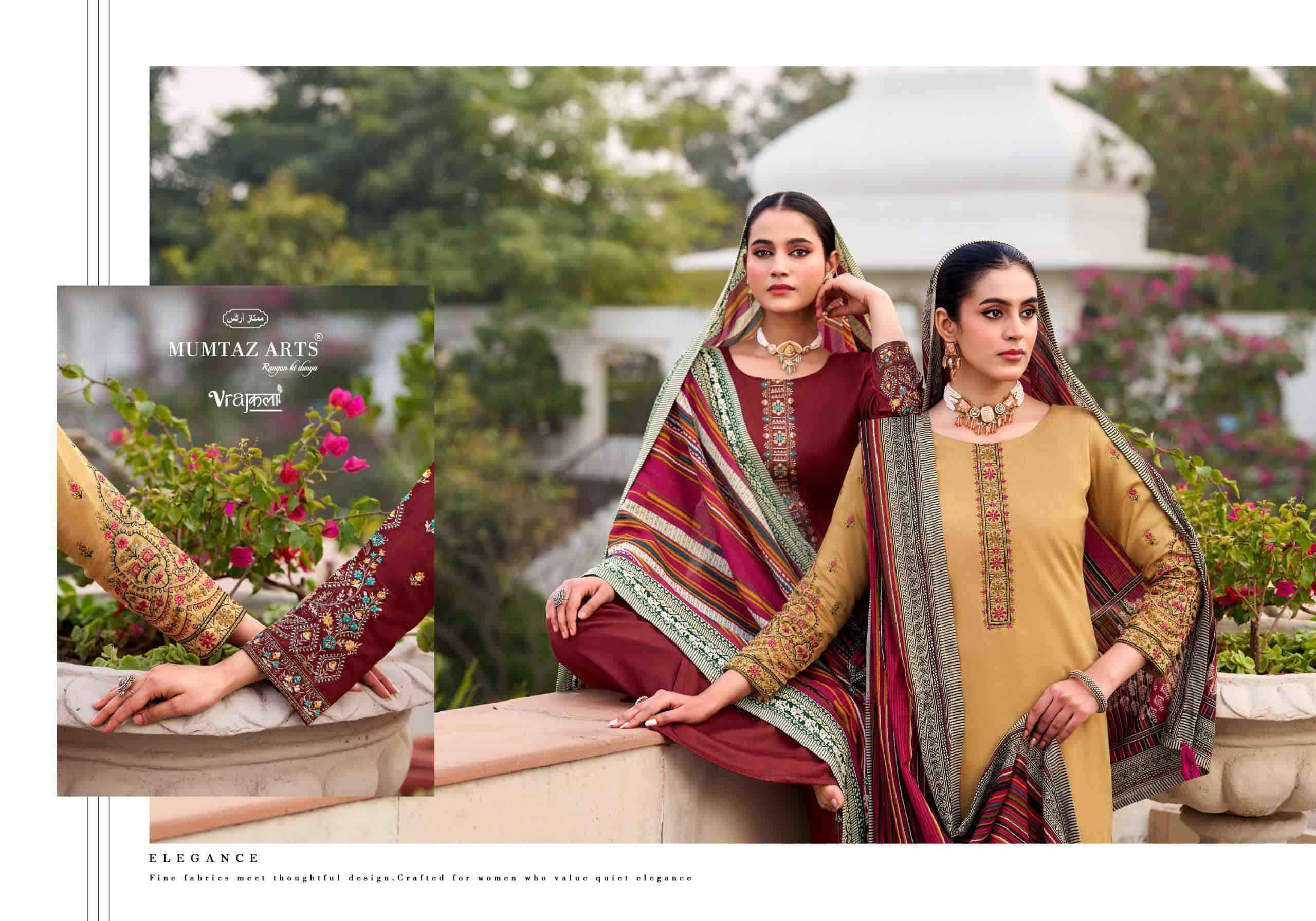 Mumtaz Arts Jamdani Exclusive Fancy Ladies Salwar Kameez Wholesale Rate ( 6 Pcs Catalog )