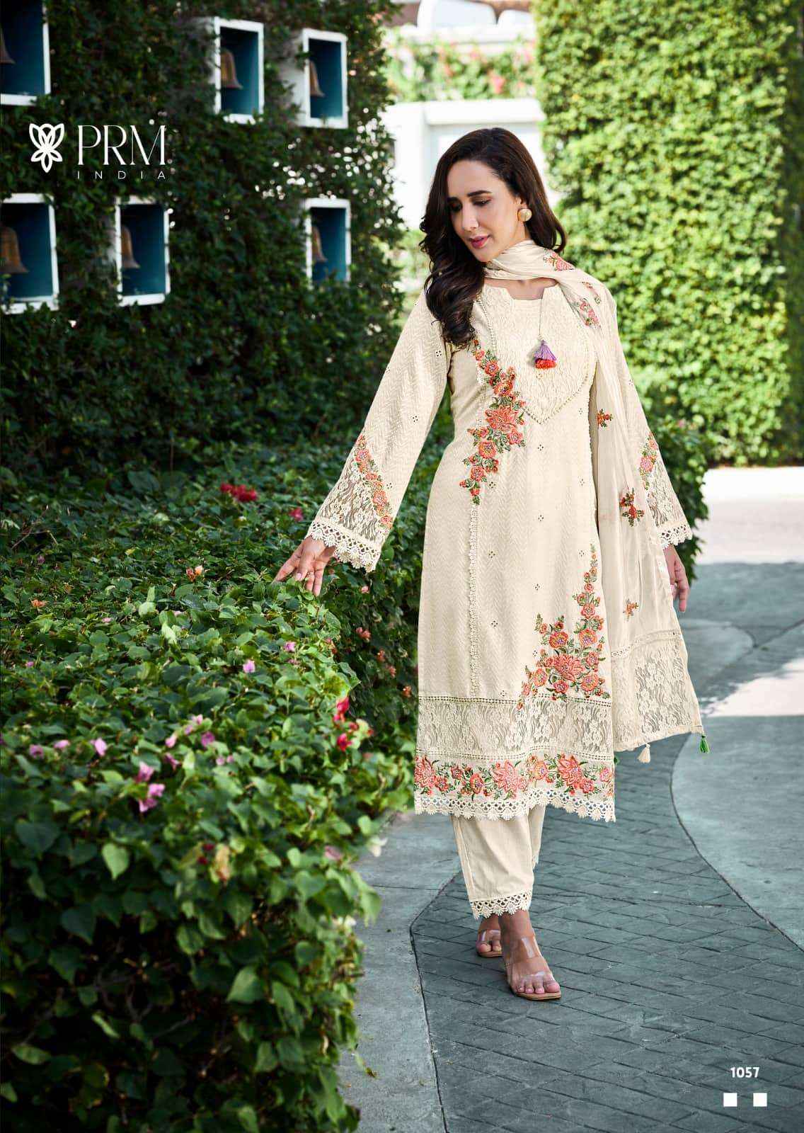Prm India Vanya Pure Cotton Designer 3 Piece Pair Wholesale Rate ( 6 Pcs Catalog )