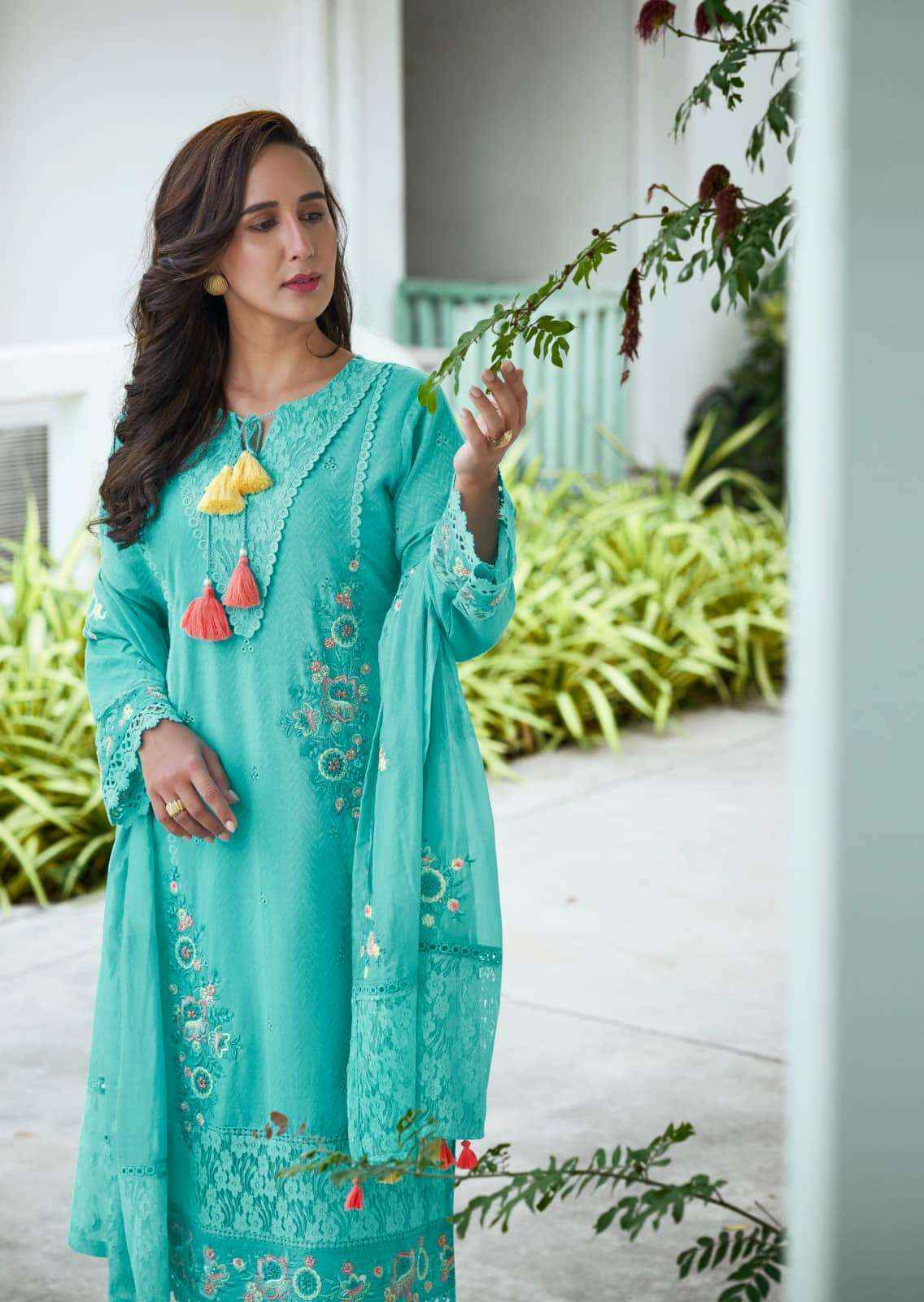 Prm India Vanya Pure Cotton Designer 3 Piece Pair Wholesale Rate ( 6 Pcs Catalog )