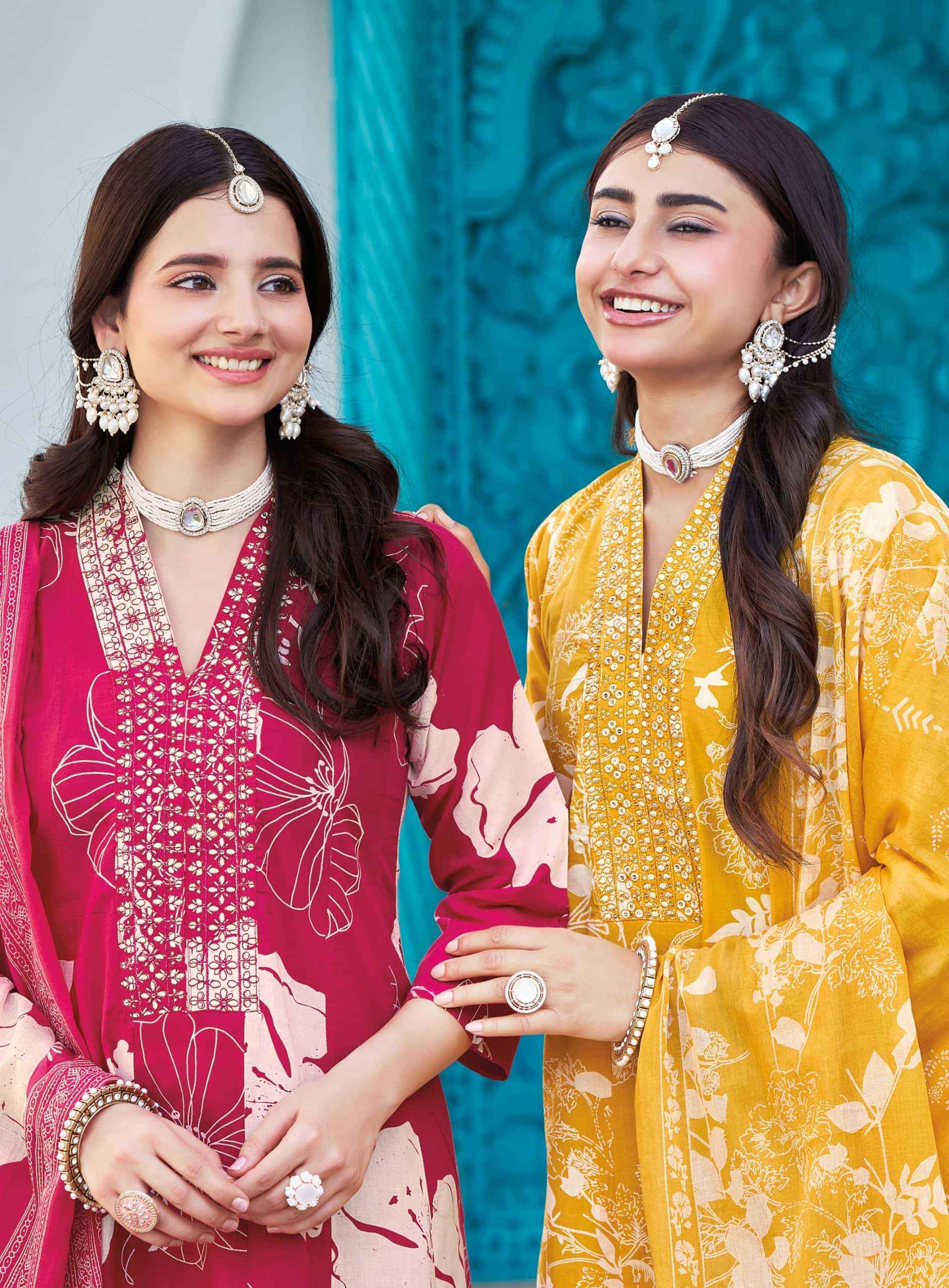 Radhika Lifestyle Summer Garden Vol 2 pure cotton Readymade Anarkali Suits  ( 8 Pcs Catalogue )