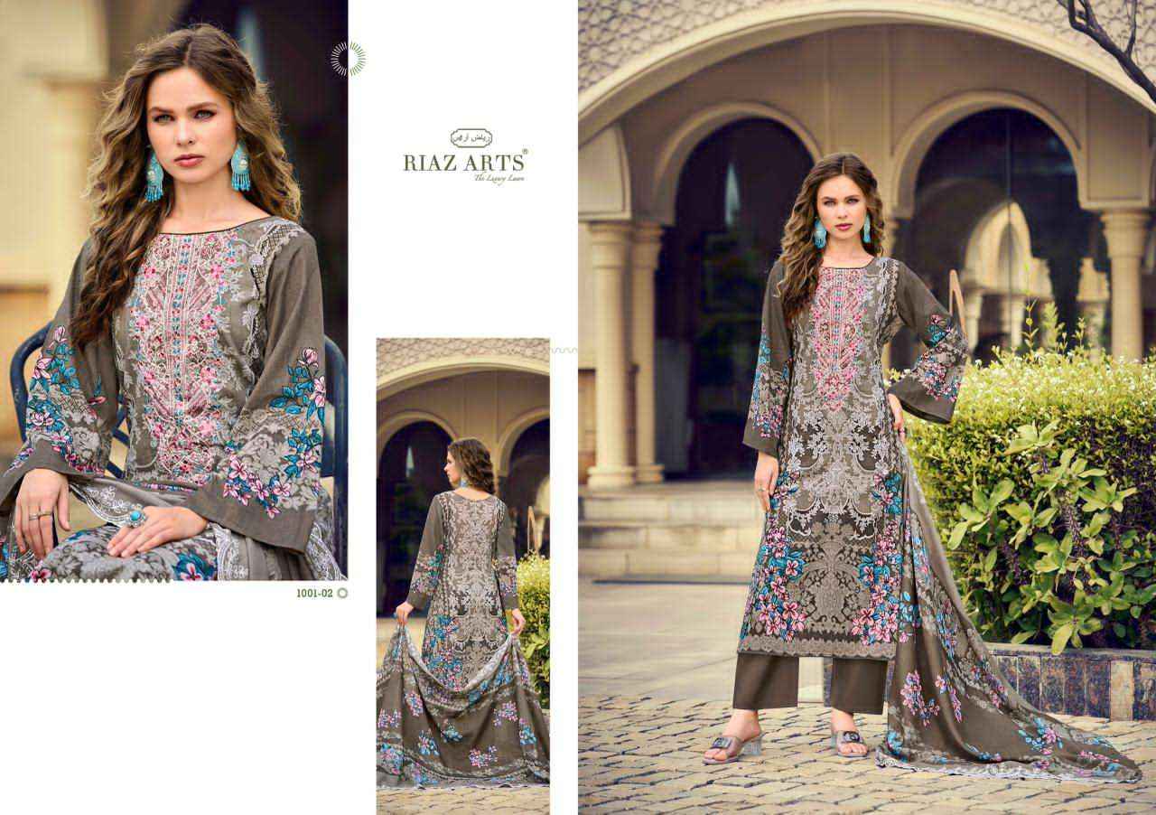 Riaz Arts Himsa Cotton Dress Material Wholesale Price ( 8 Pcs Catalogue )
