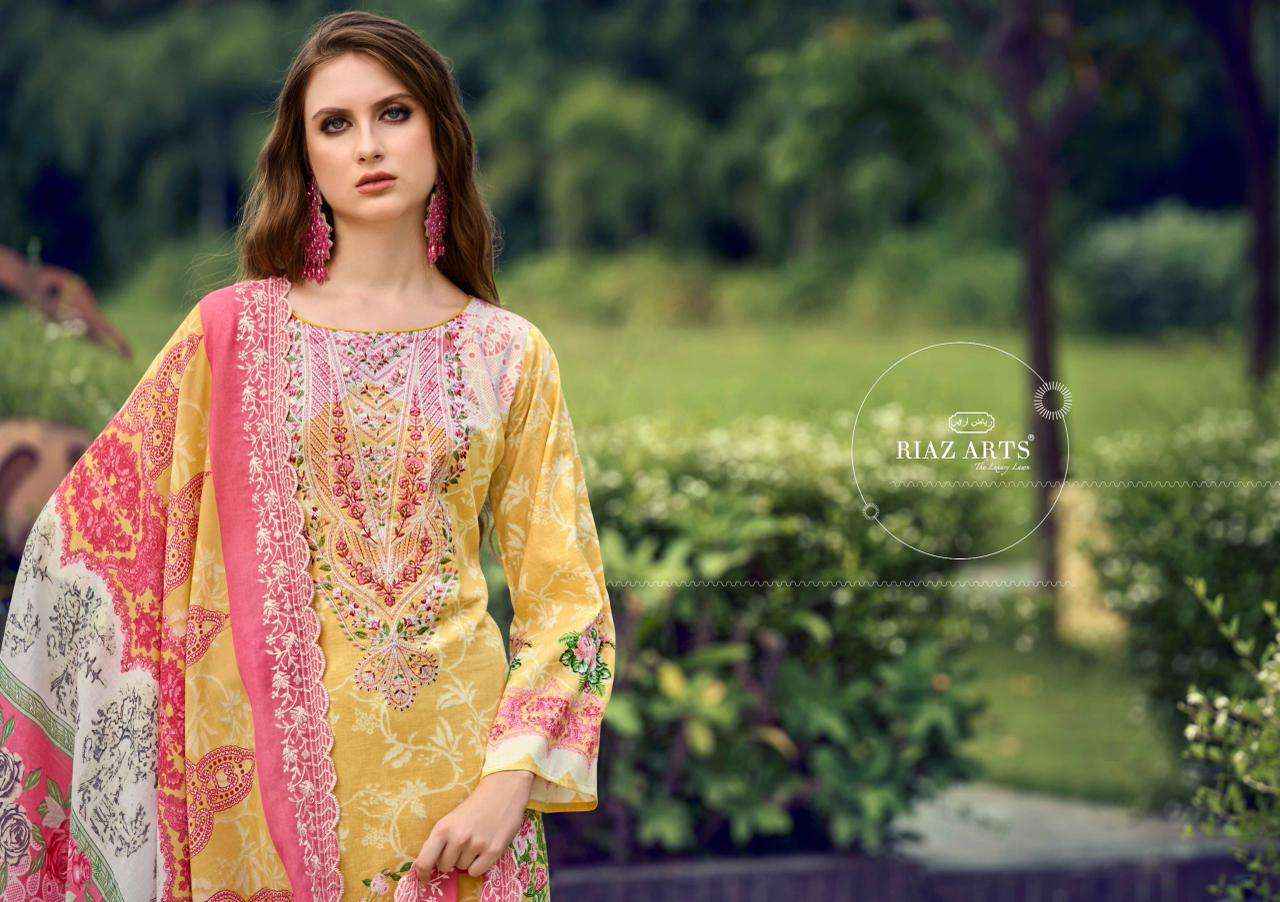 Riaz Arts Himsa Cotton Dress Material Wholesale Price ( 8 Pcs Catalogue )