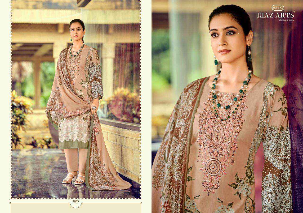 Riaz Arts Musafir Vol 36 Cotton Salwar Kameez Wholesale Rate ( 6 Pcs Catalog )