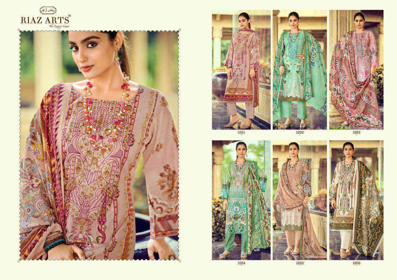 Riaz Arts Musafir Vol 36 Cotton Salwar Kameez Wholesale Rate ( 6 Pcs Catalog )