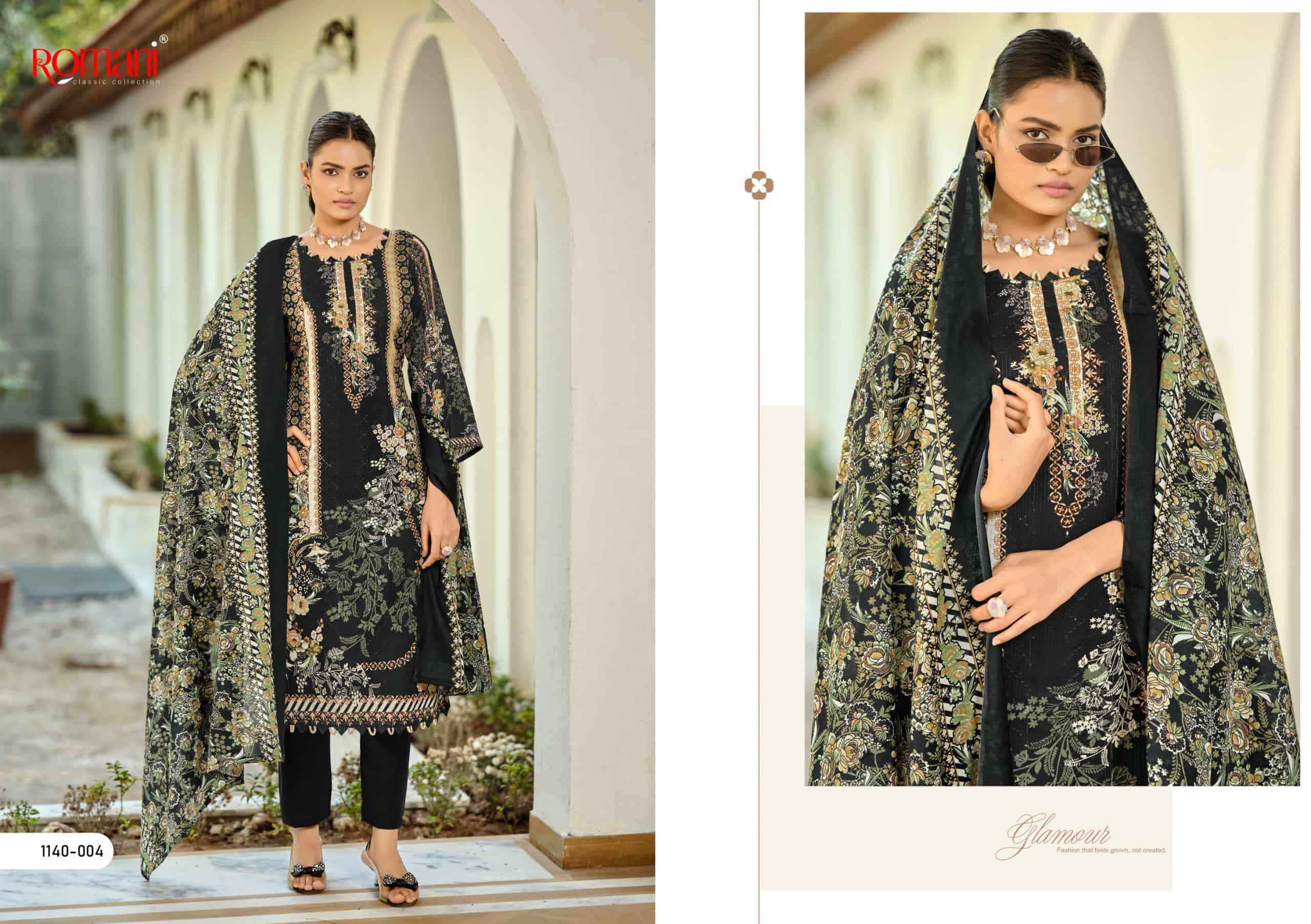 Romani Nafisa Vol 2 Designer Printed Cotton Salwar Kameez Wholesale Rate ( 8 Pcs Catalog )