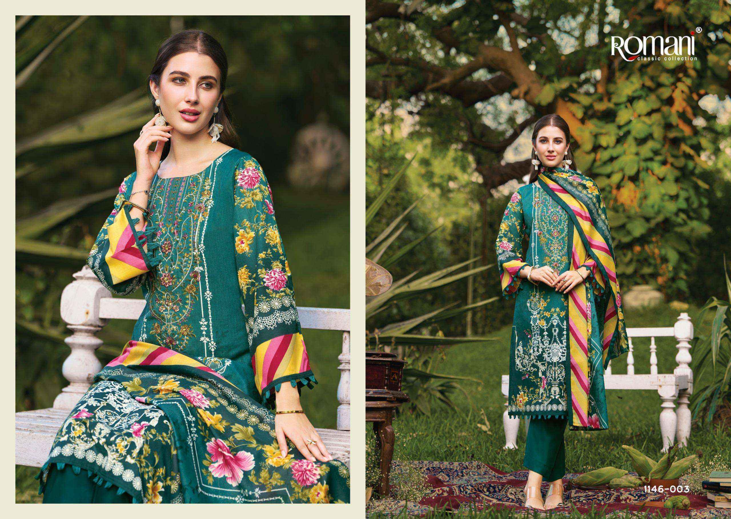 Romani Needle Wonder Vol 11 Cotton Dress Material Wholesale price ( 8 pcs Catalogue )