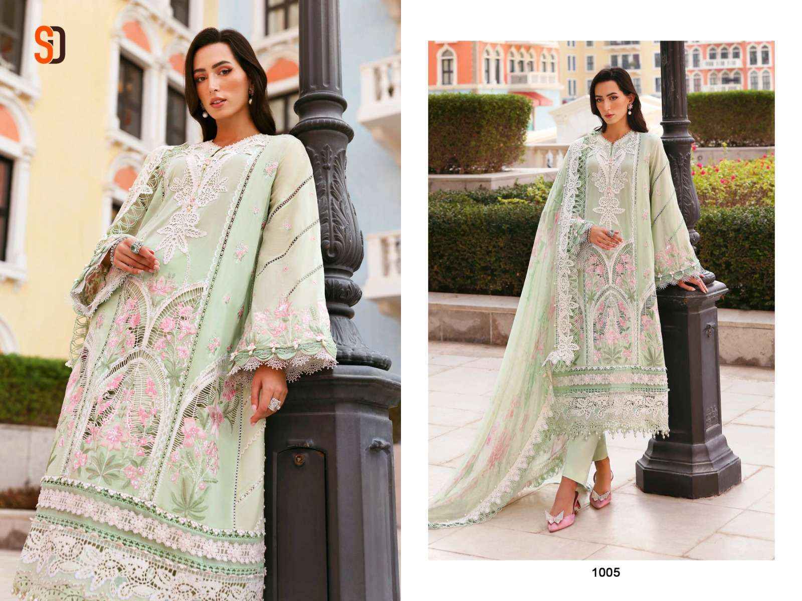 Shraddha Maria B Premium Collection 2026 Vol 1 Designer Cotton Pakistani Salwar Kameez Wholesale Rate ( 6 Pcs Catalog )