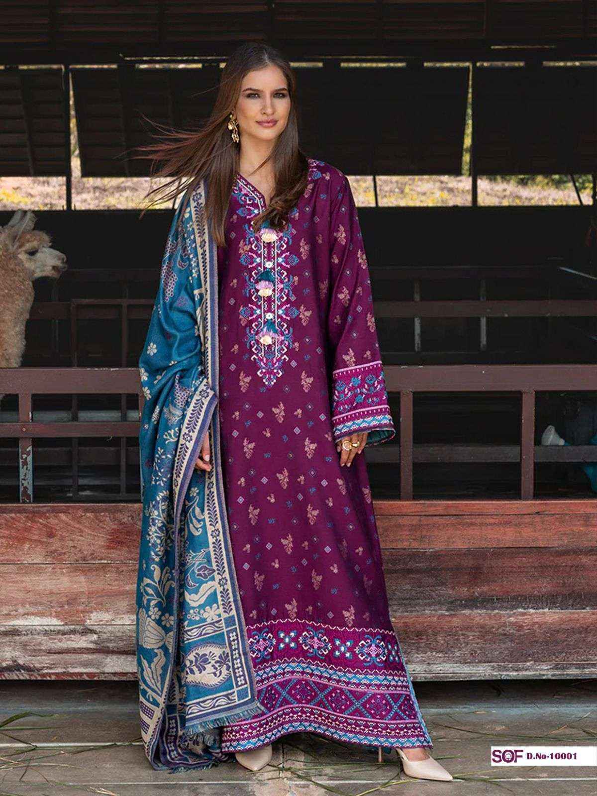 Shree Om Fab Saira Rizwan Vol 10 Pure Lawn Cotton Dress Material Wholesale Price ( 6 Pcs Catalogue )