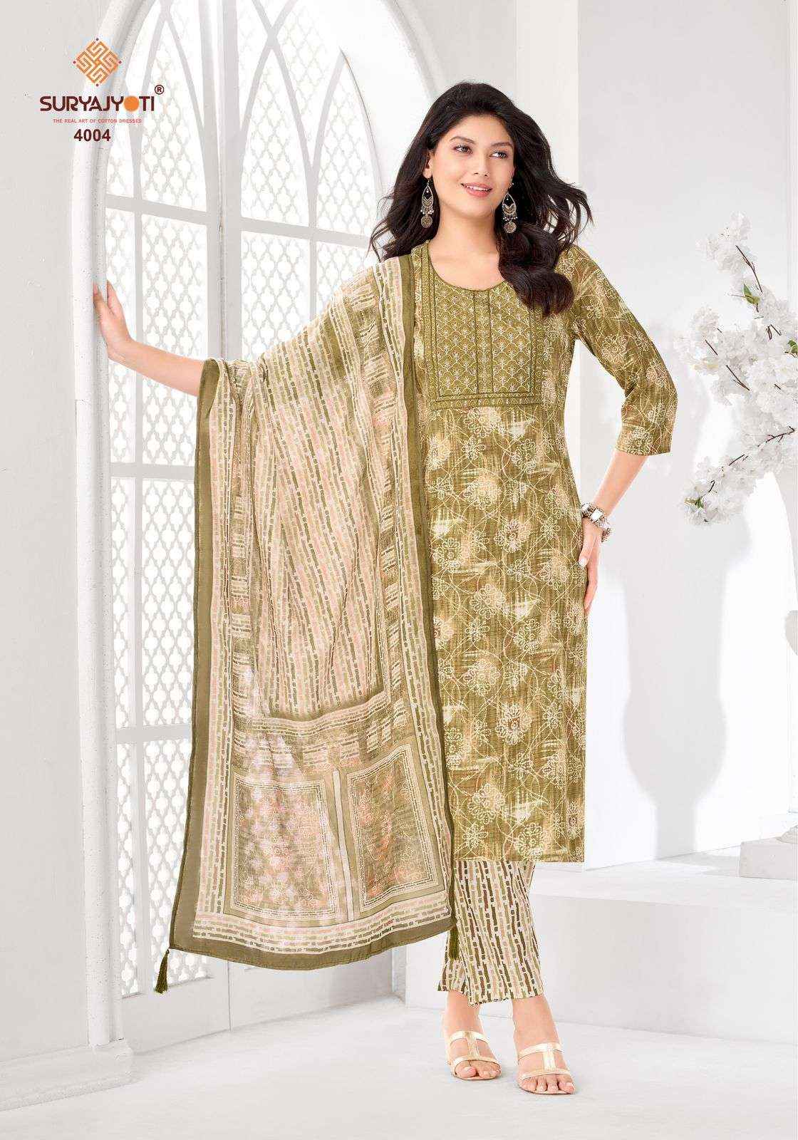 Suryajyoti Kritika Advance Vol 4 Rayon Dress Material Wholesale Price ( 8 Pcs Catalogue )