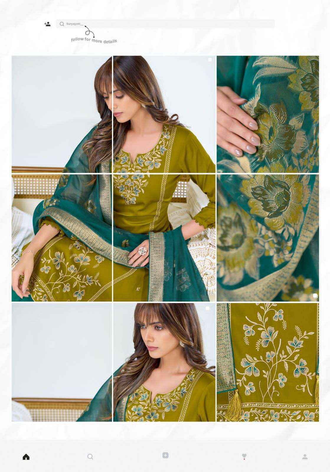 Suryajyoti Pasoori Vol 3 Pure Jam Satin Ladies Salwar Kameez Wholesale Rate ( 6 Pcs Catalog )