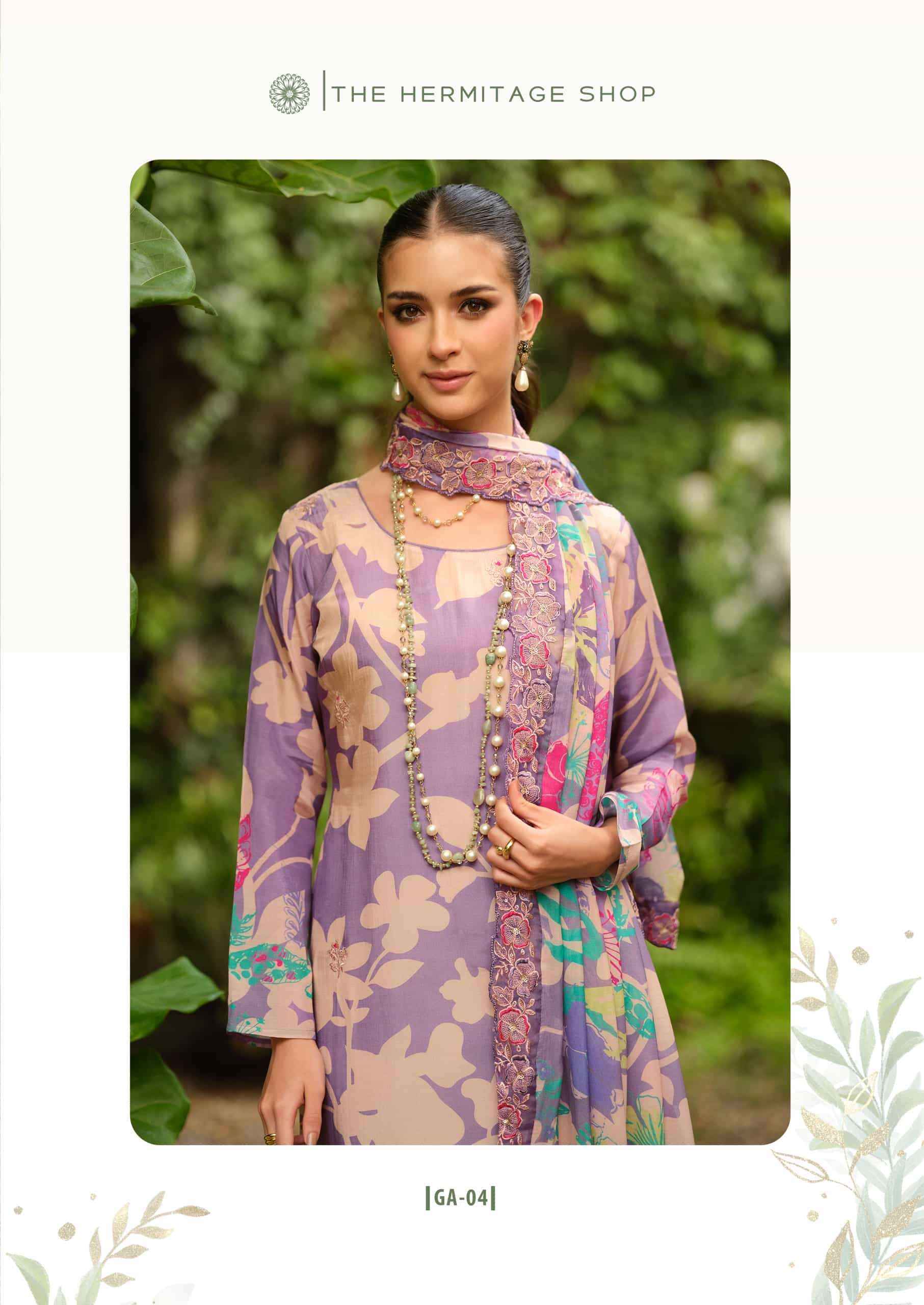The Hermitage Shop Gazab Vol 2 Premium Satin Salwar Kameez Wholesale Rate ( 4 Pcs Catalog )