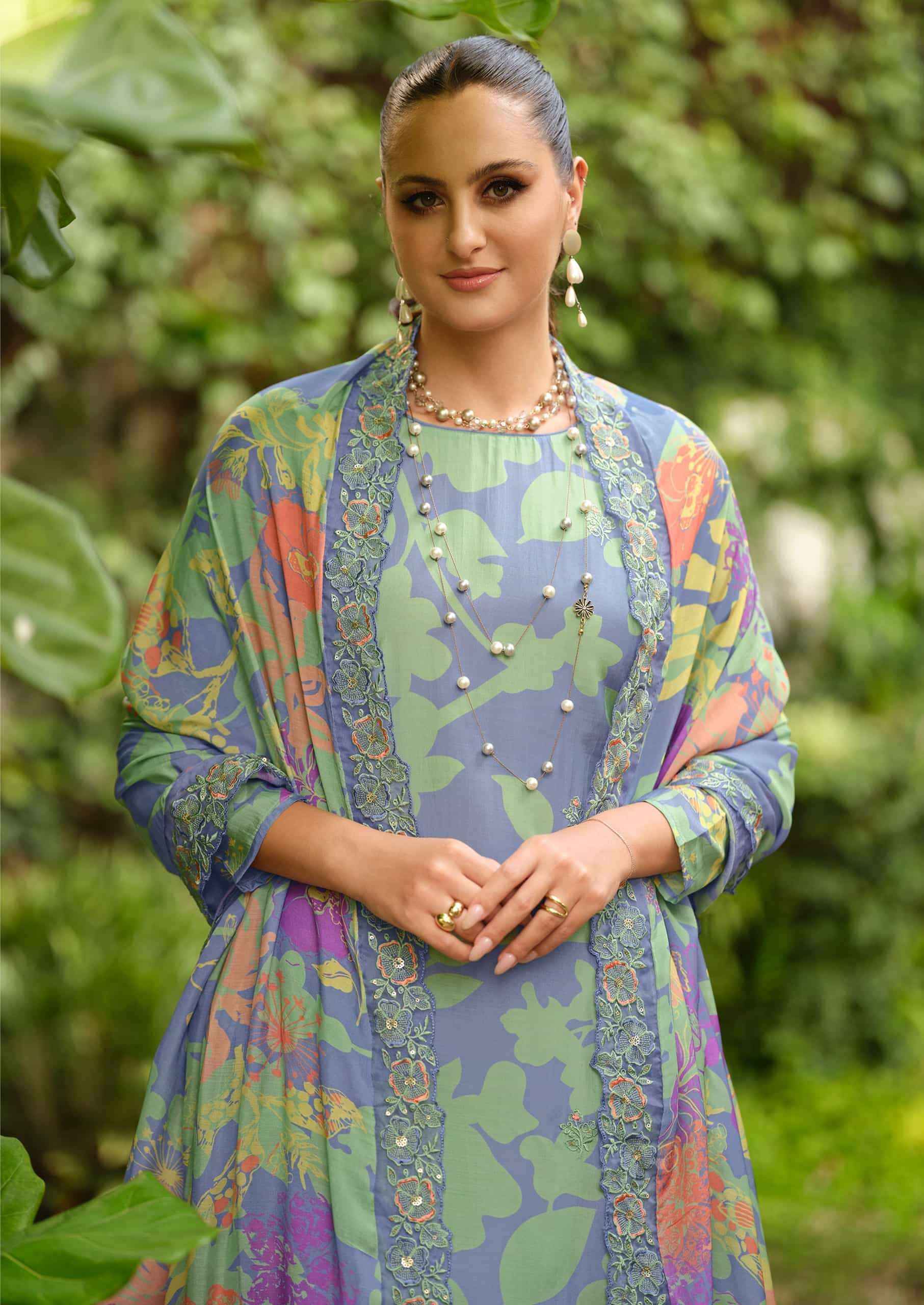 The Hermitage Shop Gazab Vol 2 Premium Satin Salwar Kameez Wholesale Rate ( 4 Pcs Catalog )