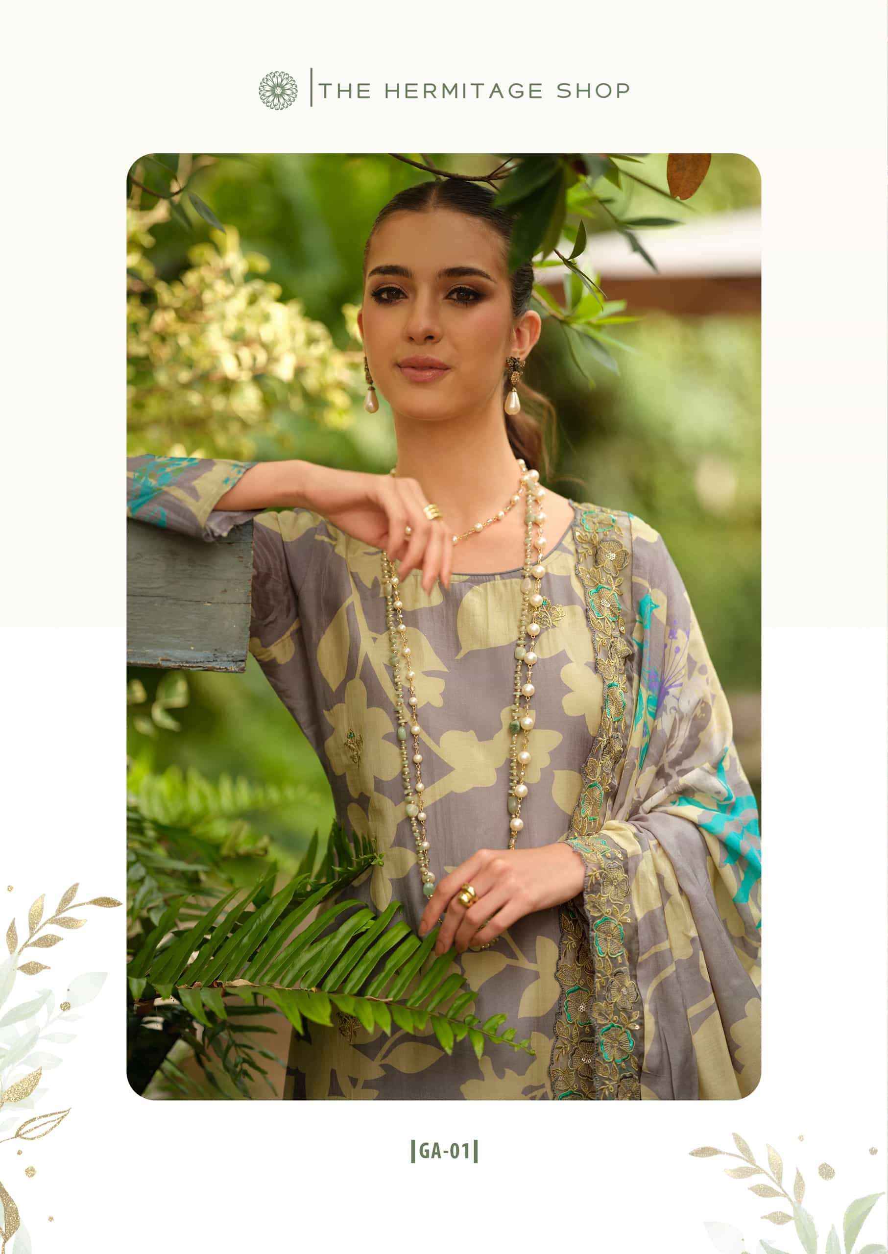 The Hermitage Shop Gazab Vol 2 Premium Satin Salwar Kameez Wholesale Rate ( 4 Pcs Catalog )