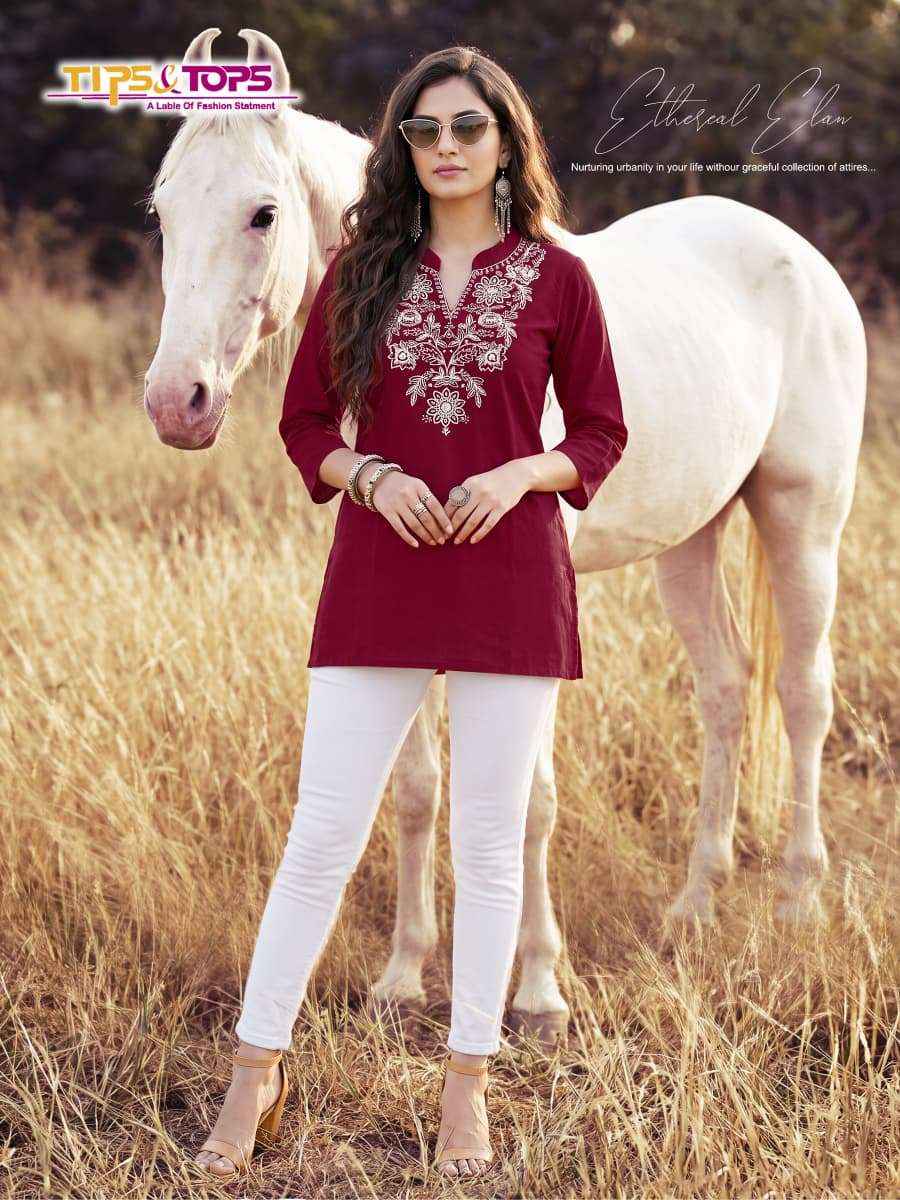 Tips And Tops Cotton Candy Vol 2 Western Short Tops Wholesale Price ( 6 Pcs Catalogue )