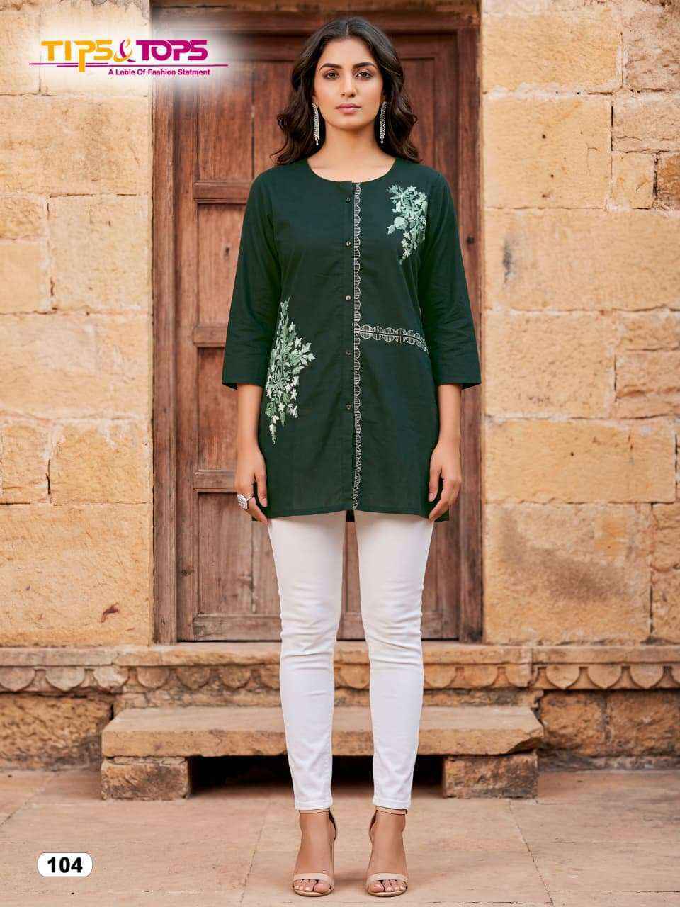 Tips & Tops Viana Cotton Top Wholesale Rate ( 6 Pcs Catalog )