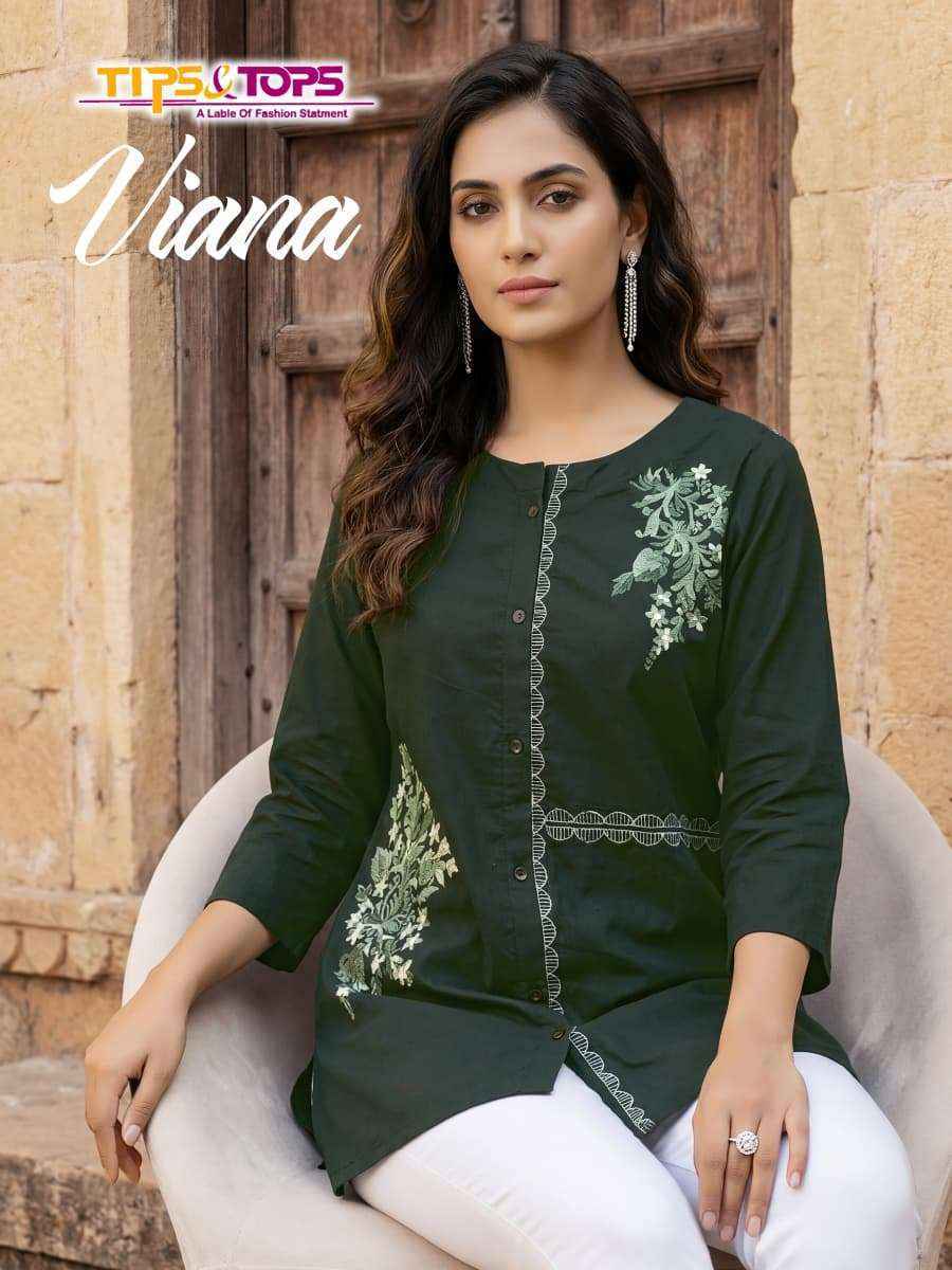 Tips & Tops Viana Cotton Top Wholesale Rate ( 6 Pcs Catalog )