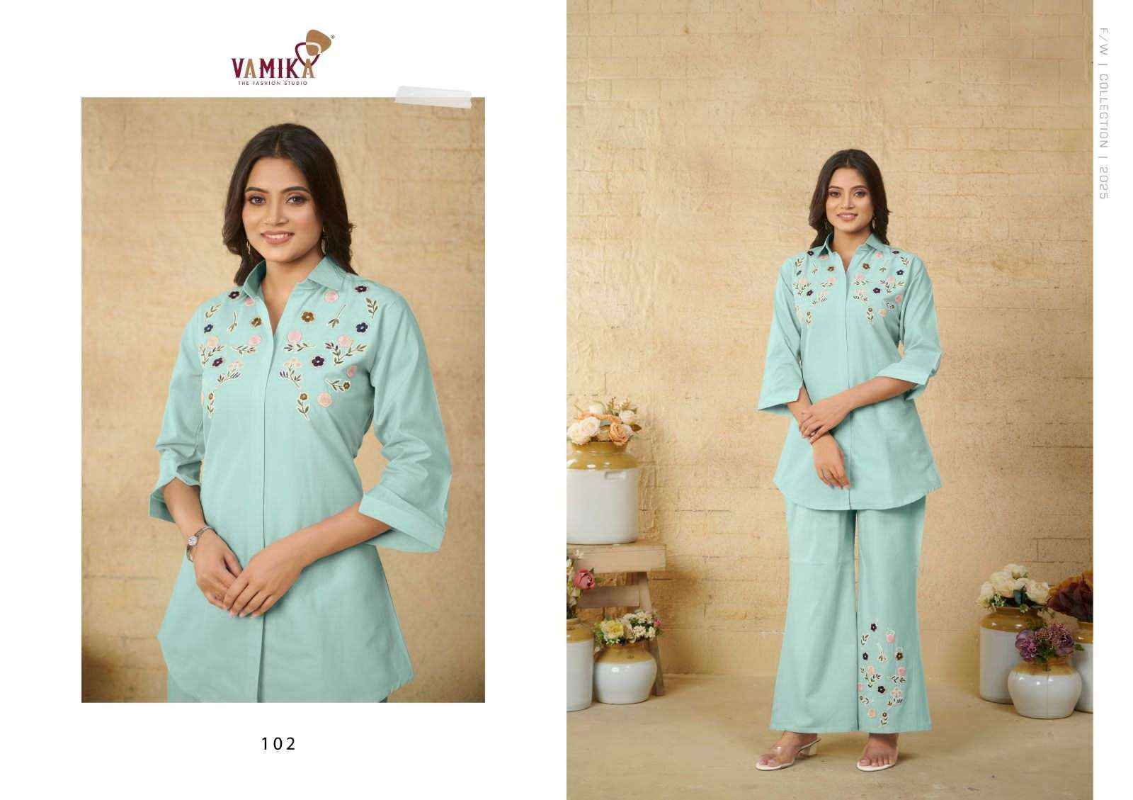 Vamika Victoria Premium Wear Cord Suit Wholesale surat ( 5 Pcs Catalogue )