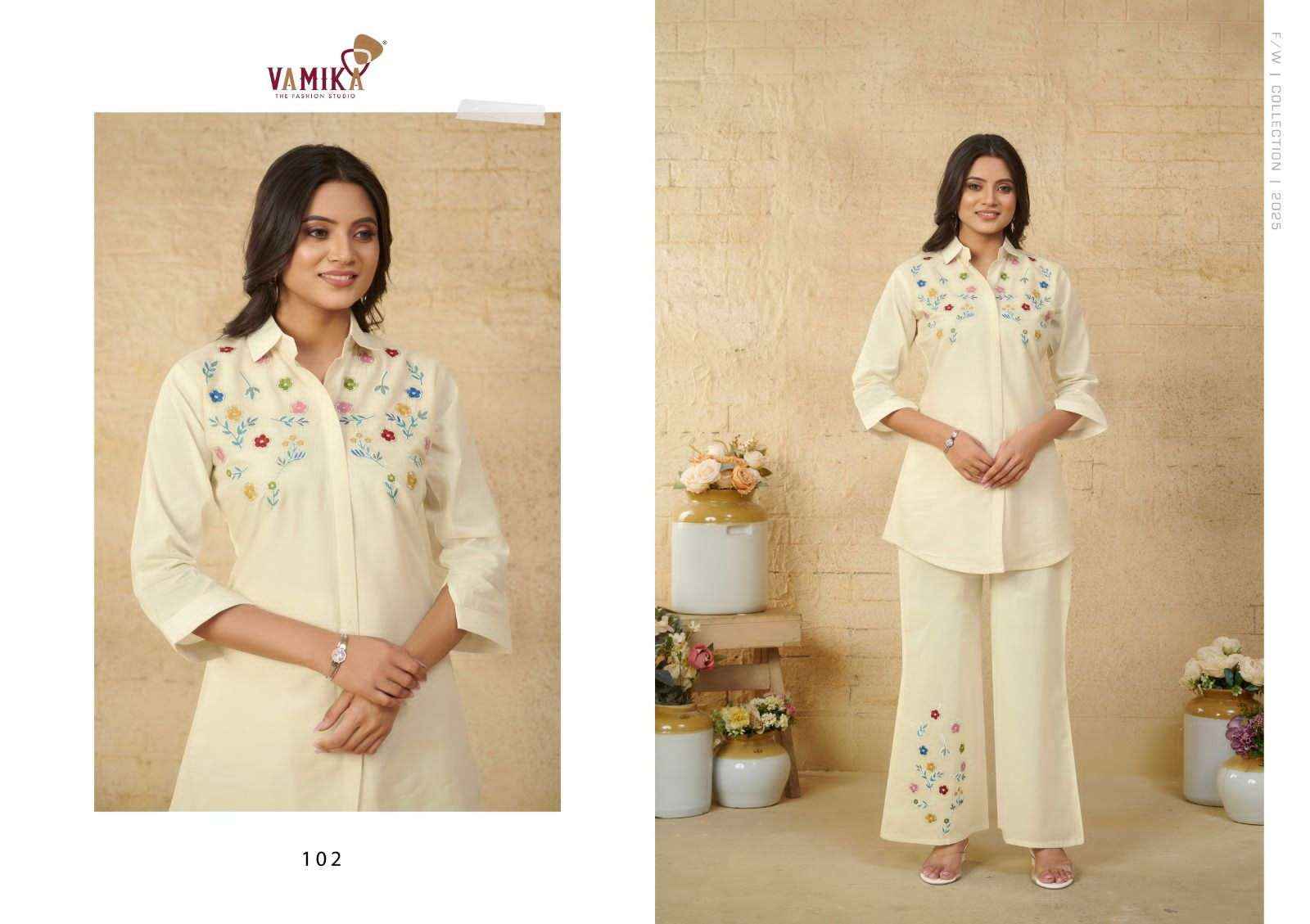 Vamika Victoria Premium Wear Cord Suit Wholesale surat ( 5 Pcs Catalogue )
