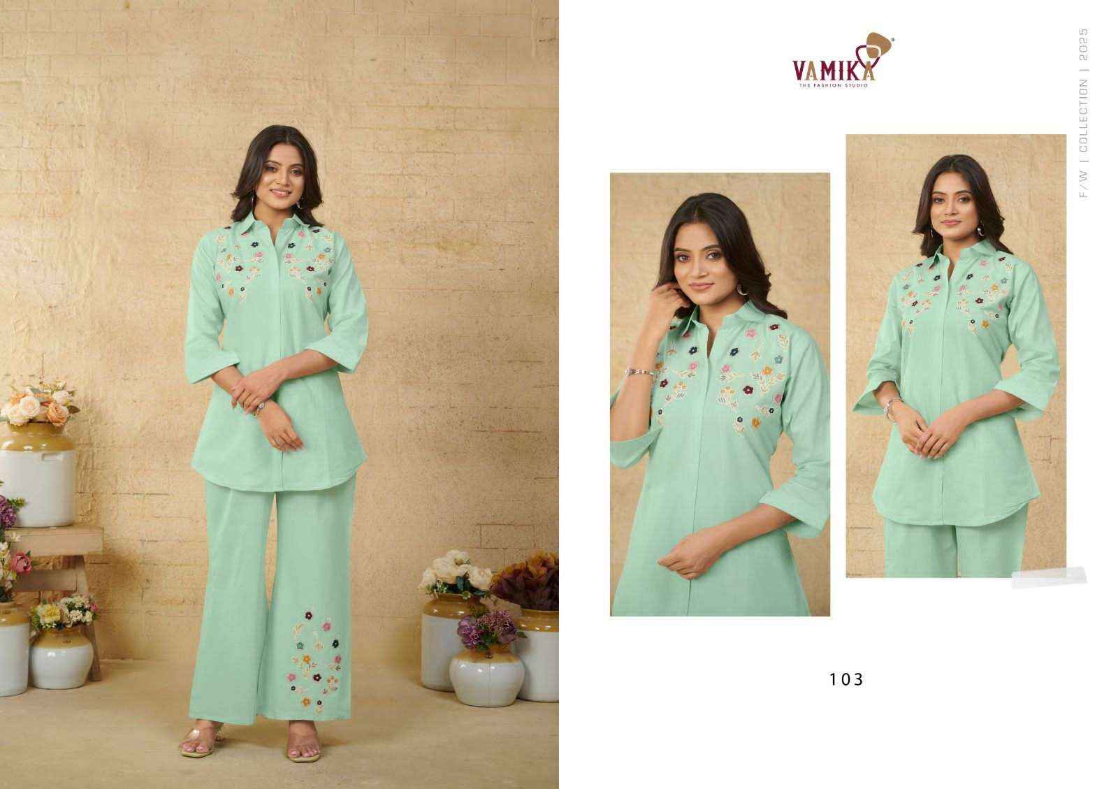 Vamika Victoria Premium Wear Cord Suit Wholesale surat ( 5 Pcs Catalogue )