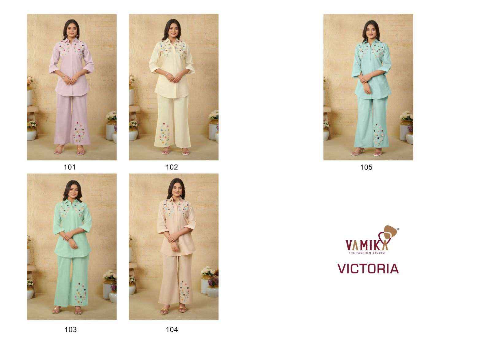 Vamika Victoria Premium Wear Cord Suit Wholesale surat ( 5 Pcs Catalogue )